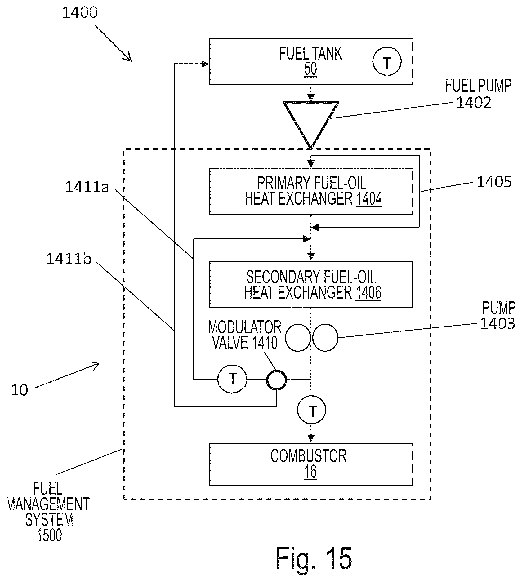 Patent US12359618 Figure 8 – Gas turbine fuel return line