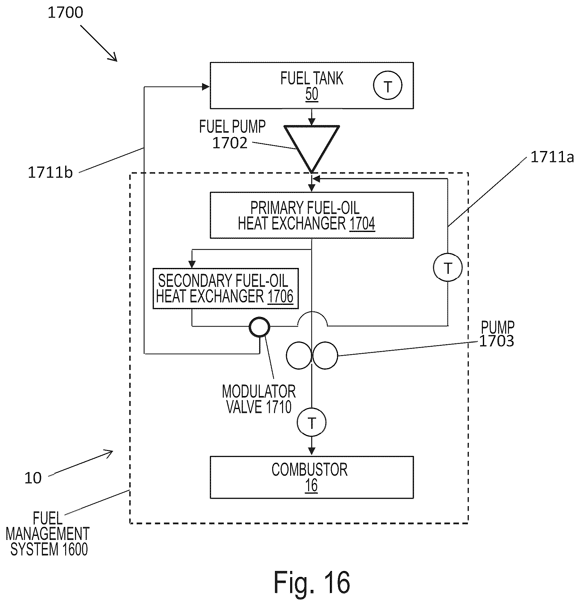 Patent US12359618 Figure 9 – Gas turbine fuel return line