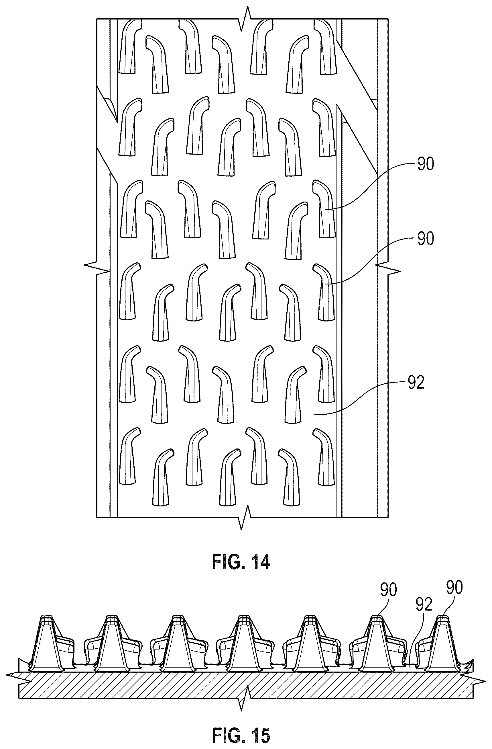 Patent US12359620 Figure 6 – Cooling features for a component of a gas turbine engine