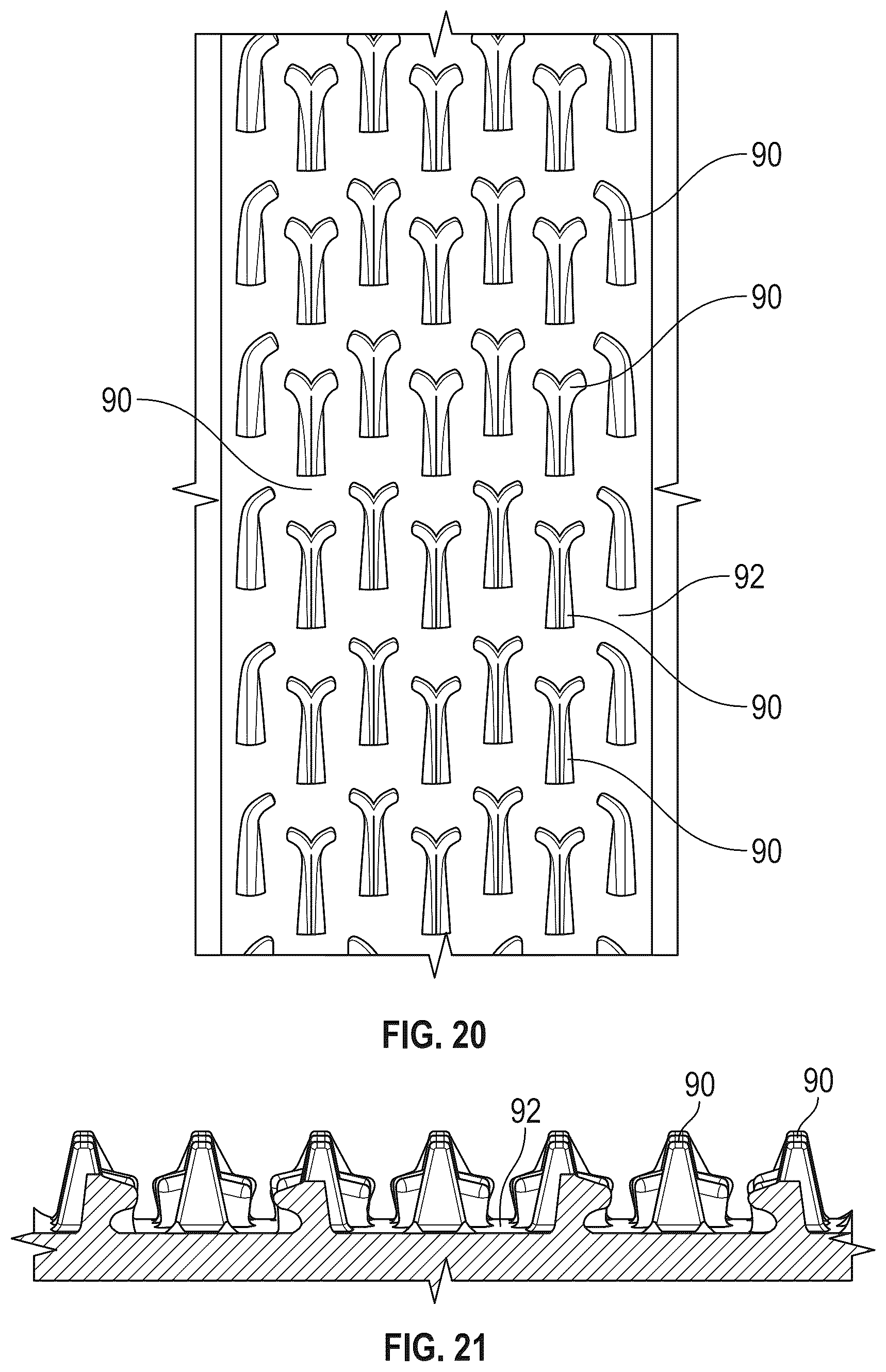 Patent US12359620 Figure 8 – Cooling features for a component of a gas turbine engine
