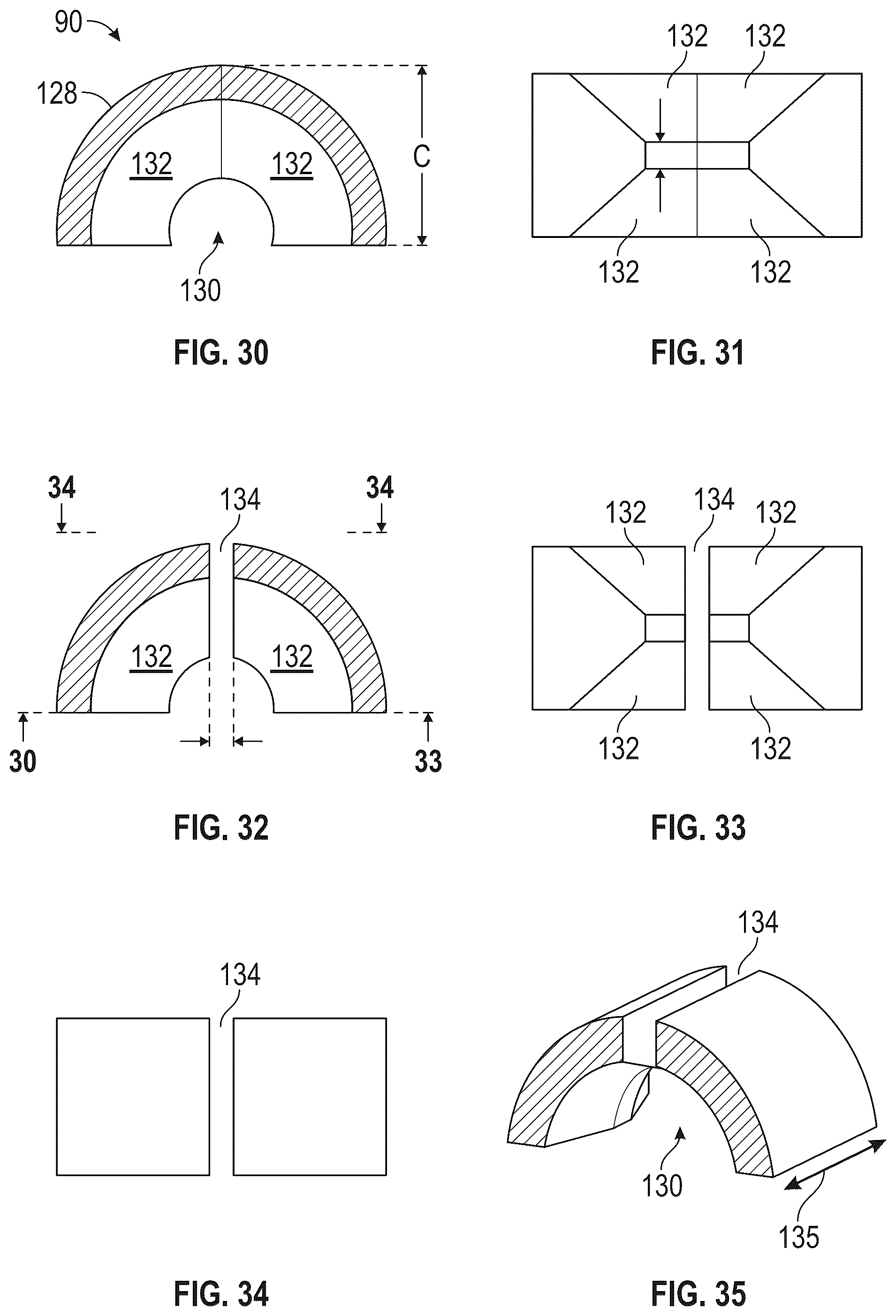 Patent US12359620 Figure 11 – Cooling features for a component of a gas turbine engine