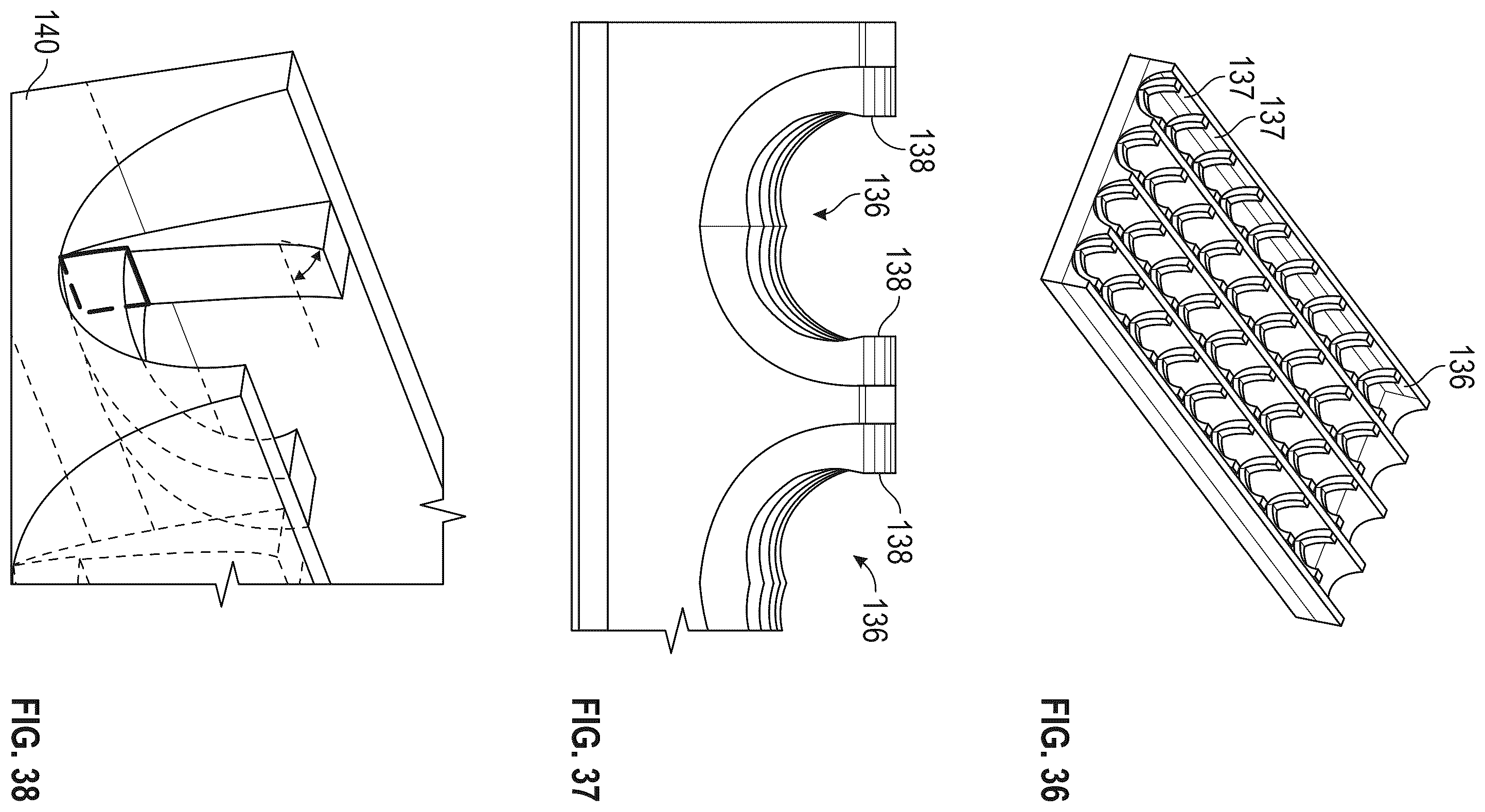 Patent US12359620 Figure 12 – Cooling features for a component of a gas turbine engine
