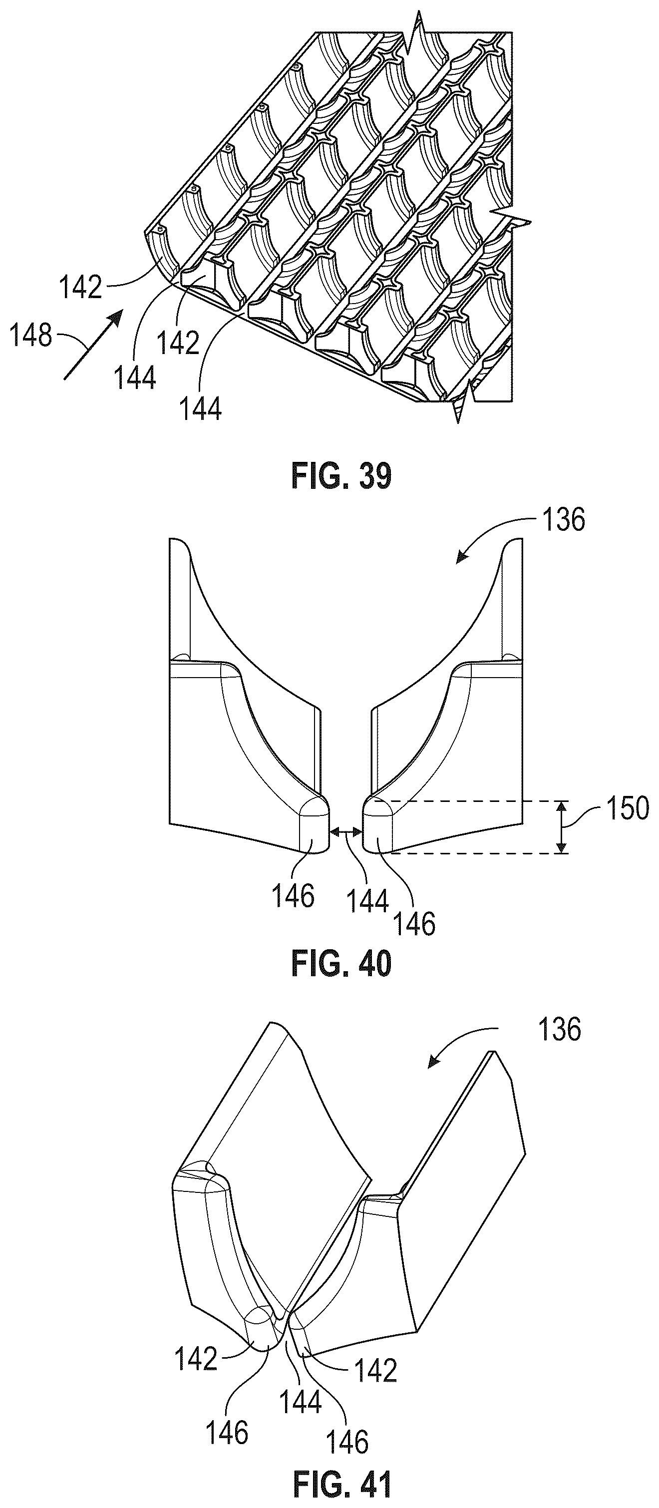 Patent US12359620 Figure 13 – Cooling features for a component of a gas turbine engine