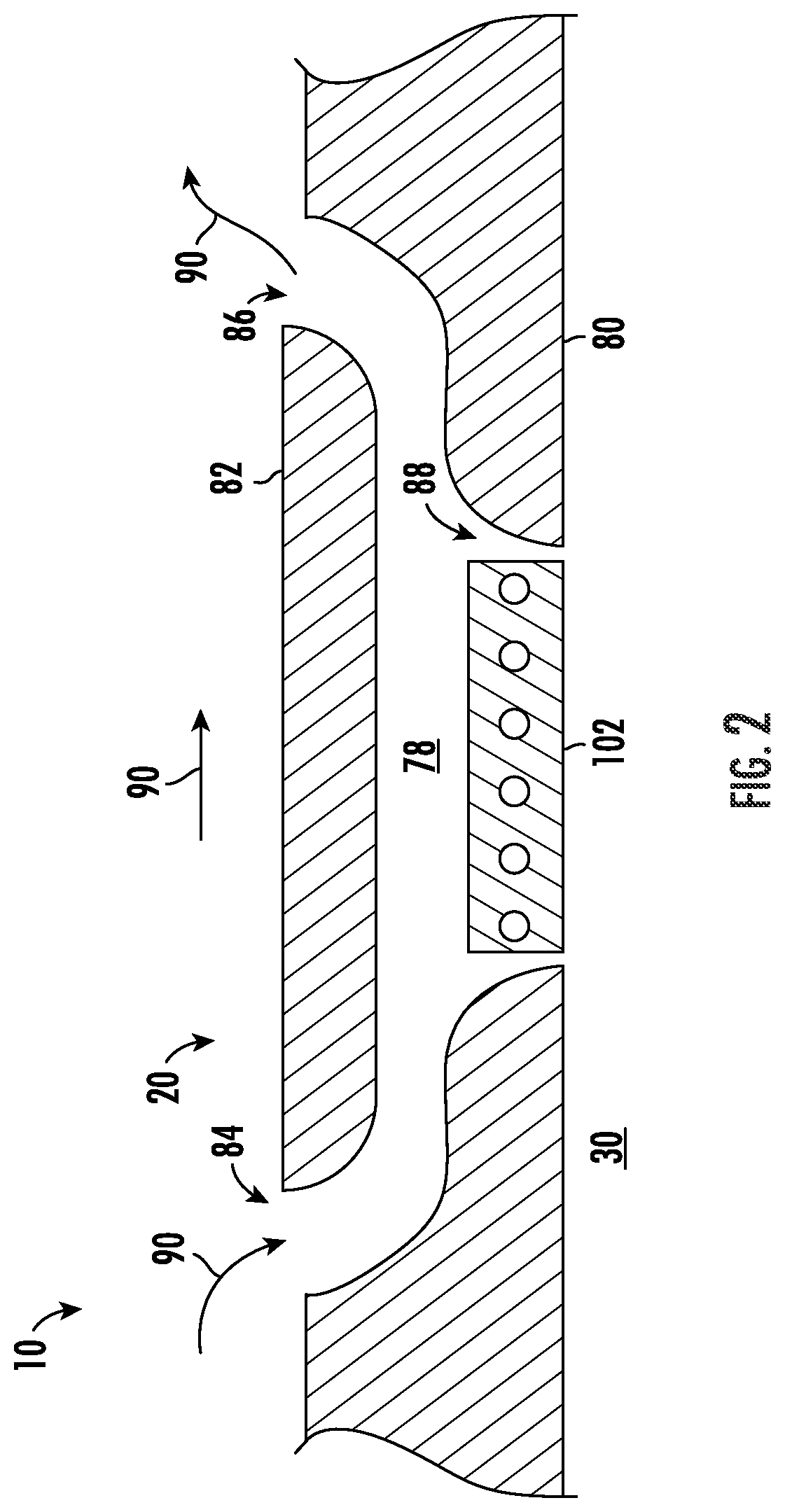 Patent US12359621 Figure 2 – Thermal management system for a gas turbine engine