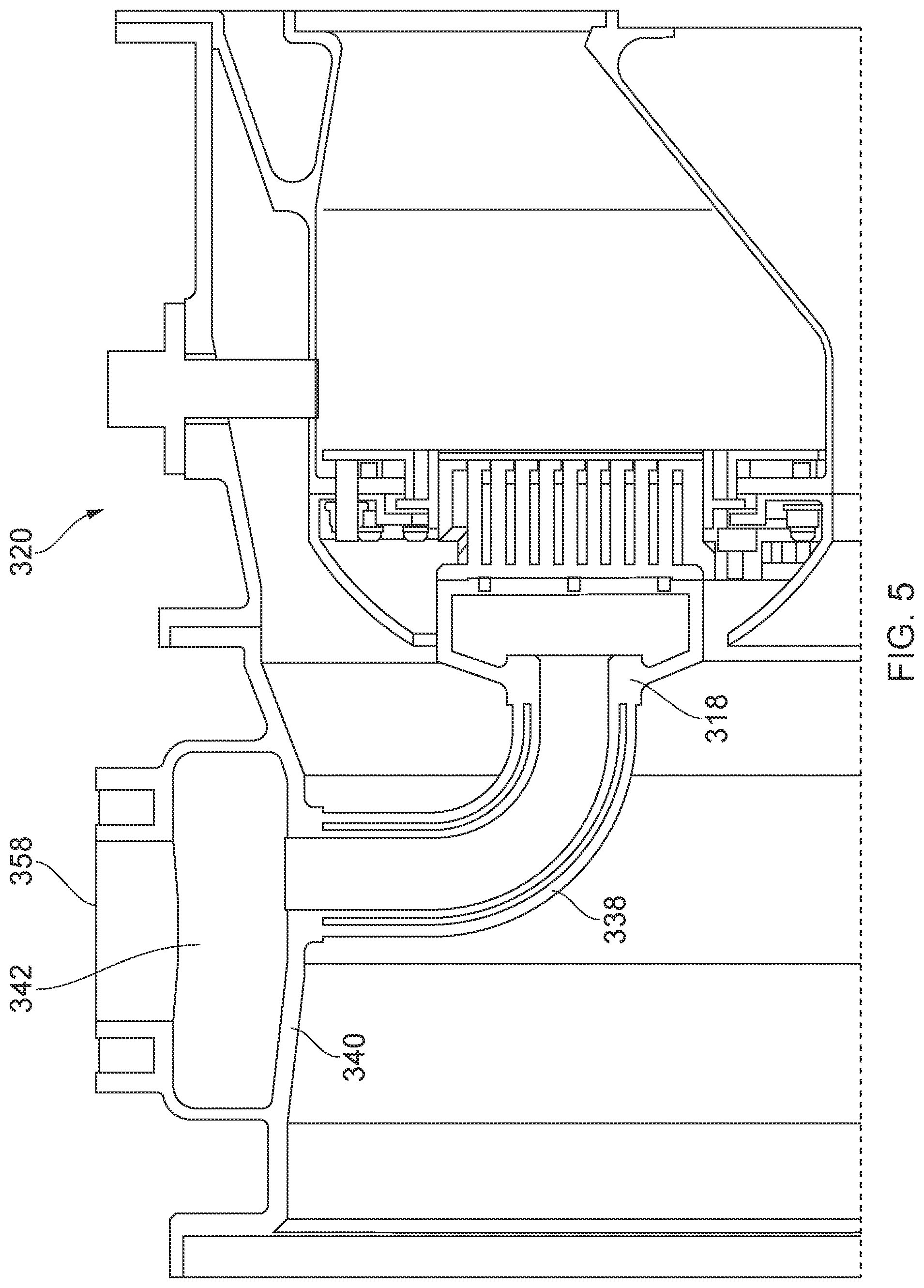 Patent US12359624 Figure 5 – Gas turbine engine