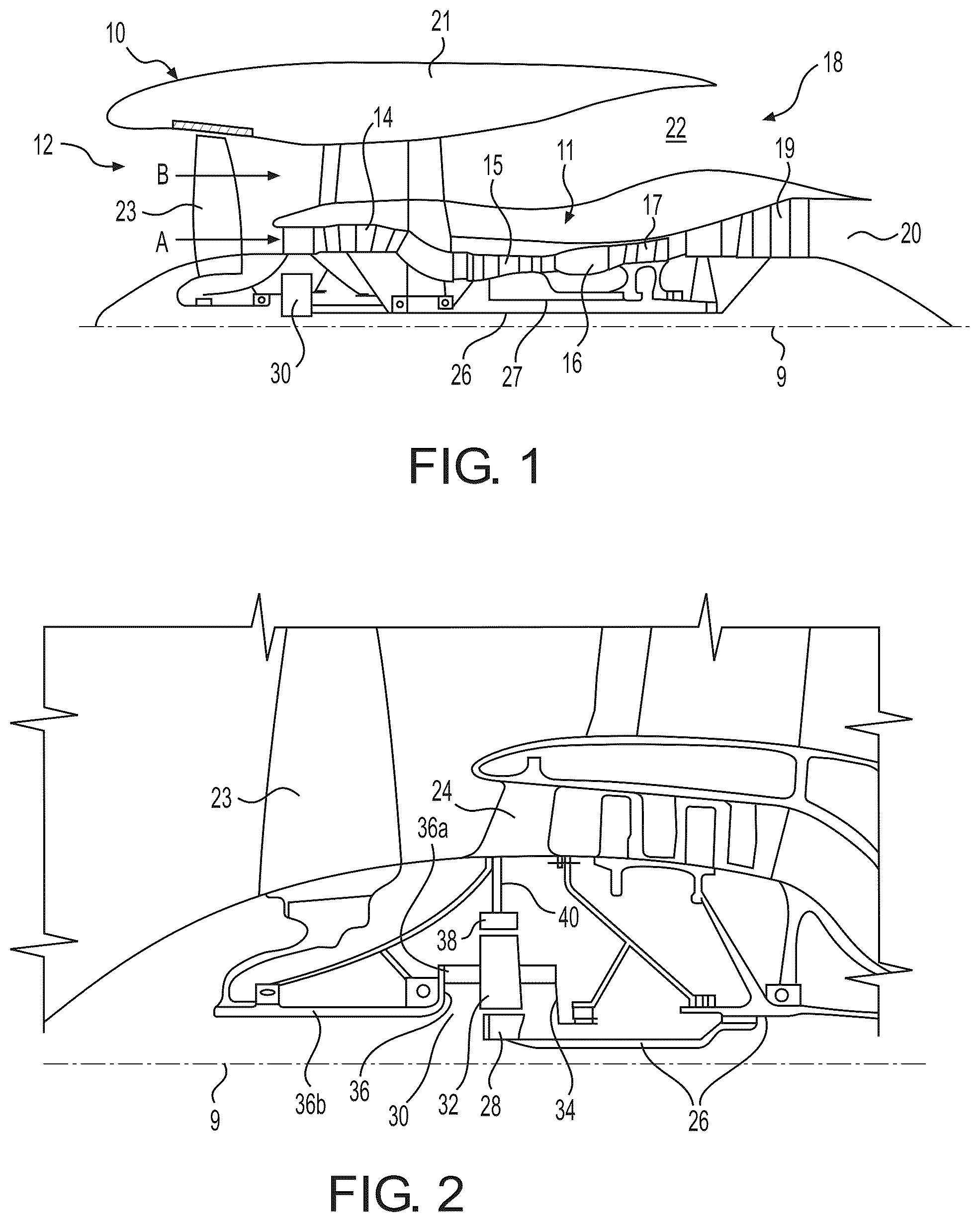 Patent US12359628 — High power epicyclic gearbox and operation thereof — Figure 1