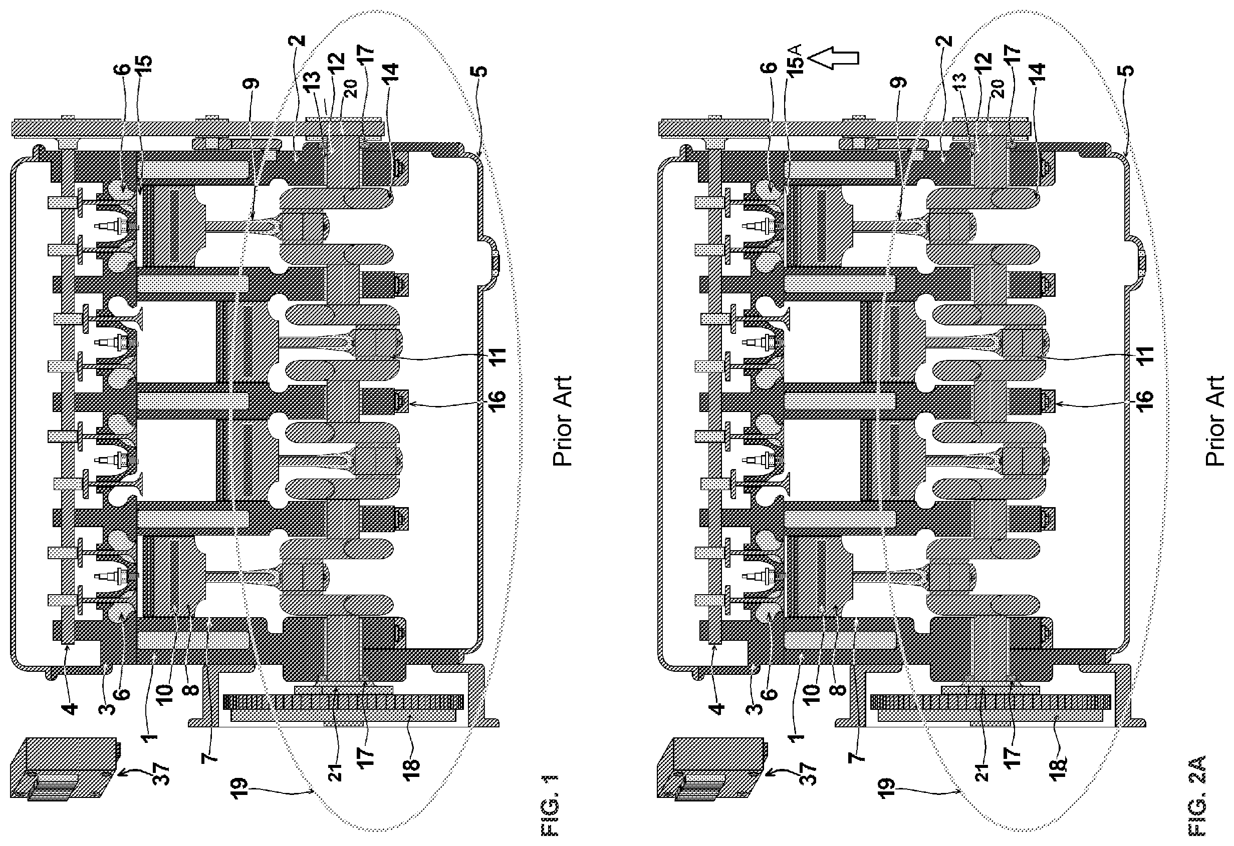 Patent US12359629 Figure 1 – Variable compression ratio device
