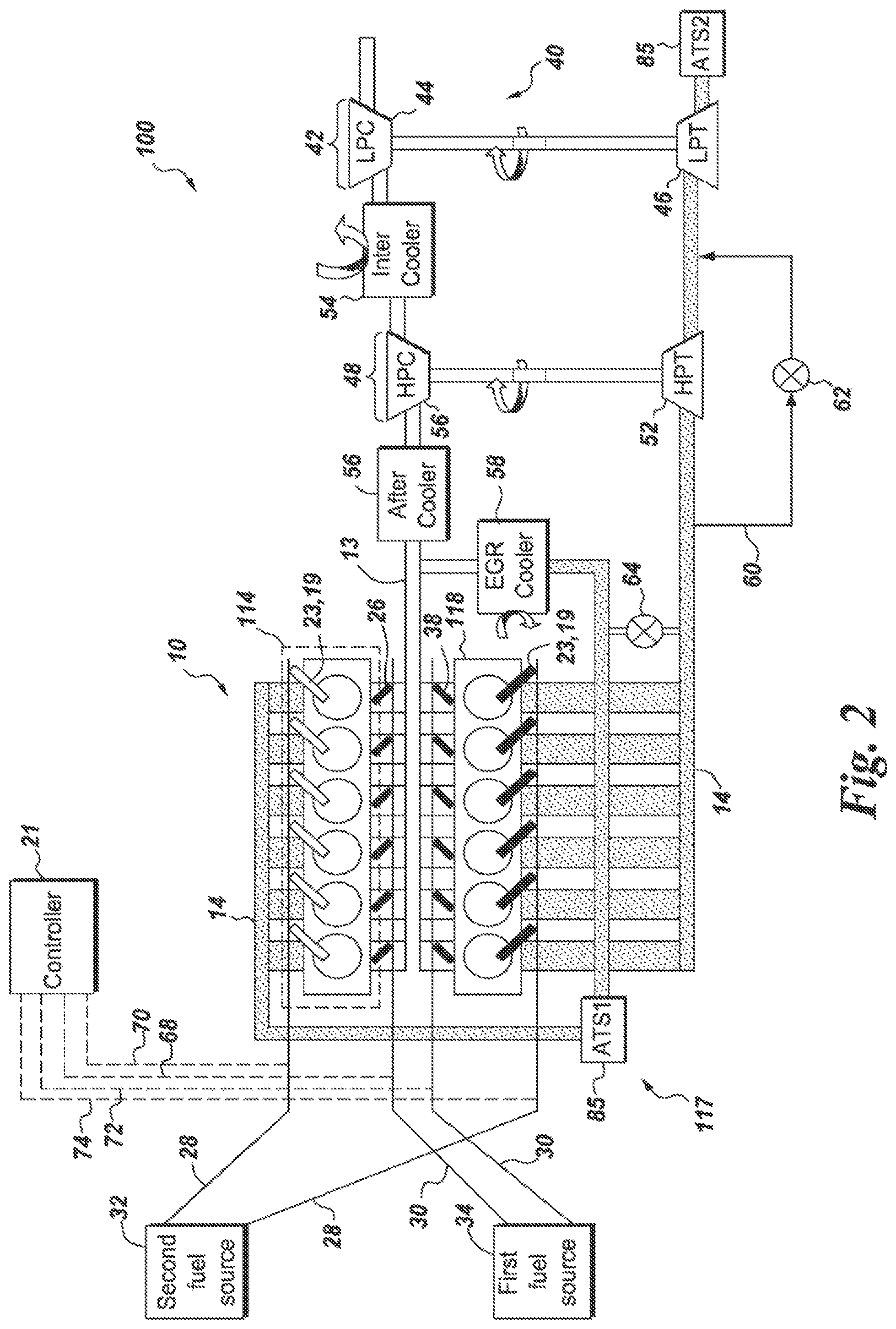 Patent US12359633 Figure 2 – Method for operating an engine