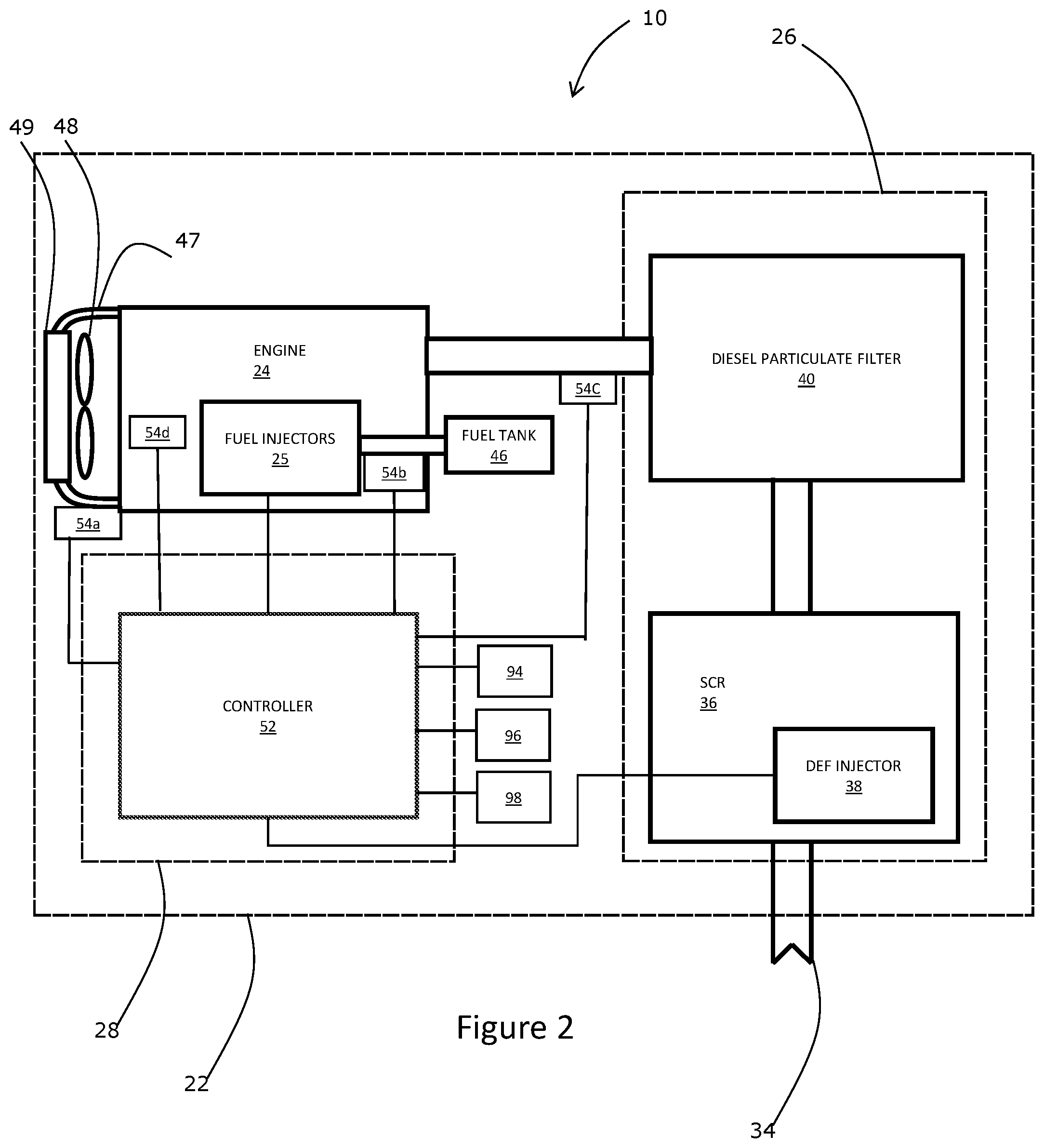Patent US12359637 Figure 2 – Thermal management system