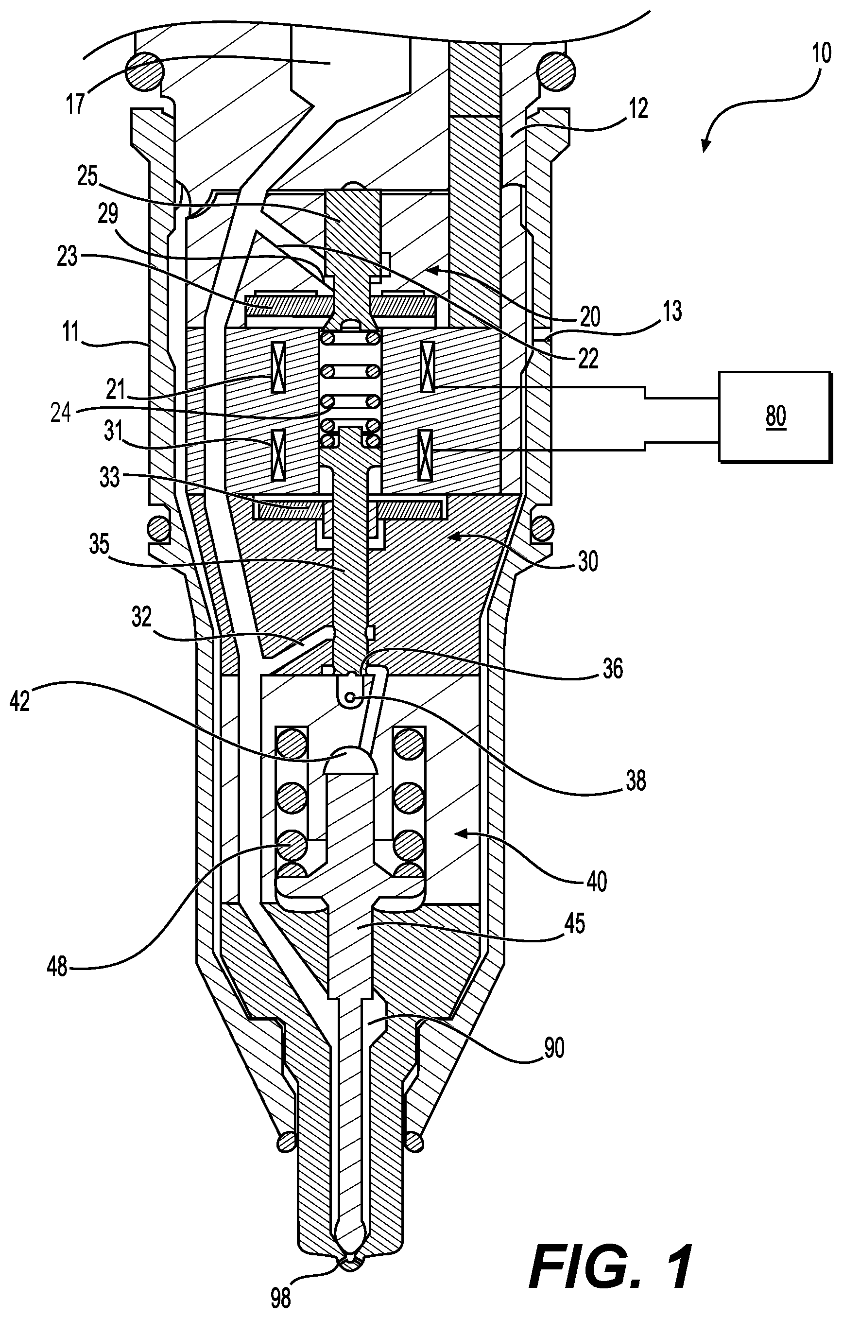 Patent US12359639 Figure 1 – Power draw control for fuel injectors