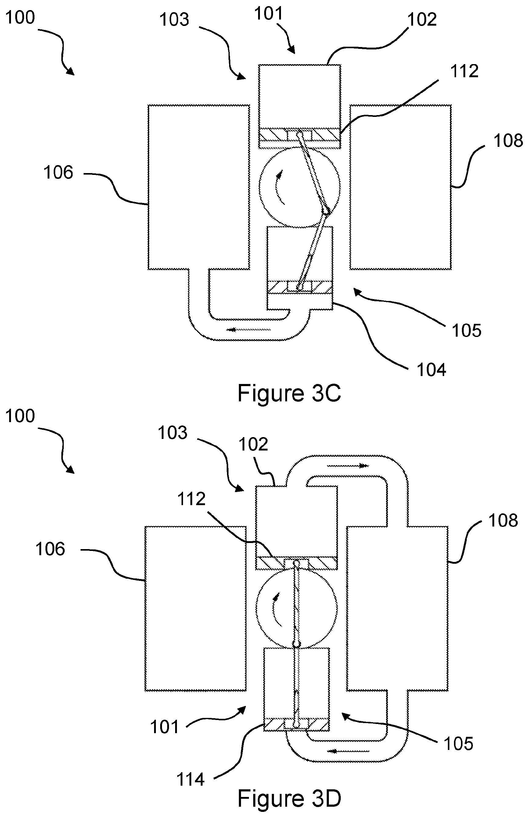 Patent US12359641 Figure 5 – Method and apparatus for a rotary thermodynamic cycle with substantially isobaric fluid admission