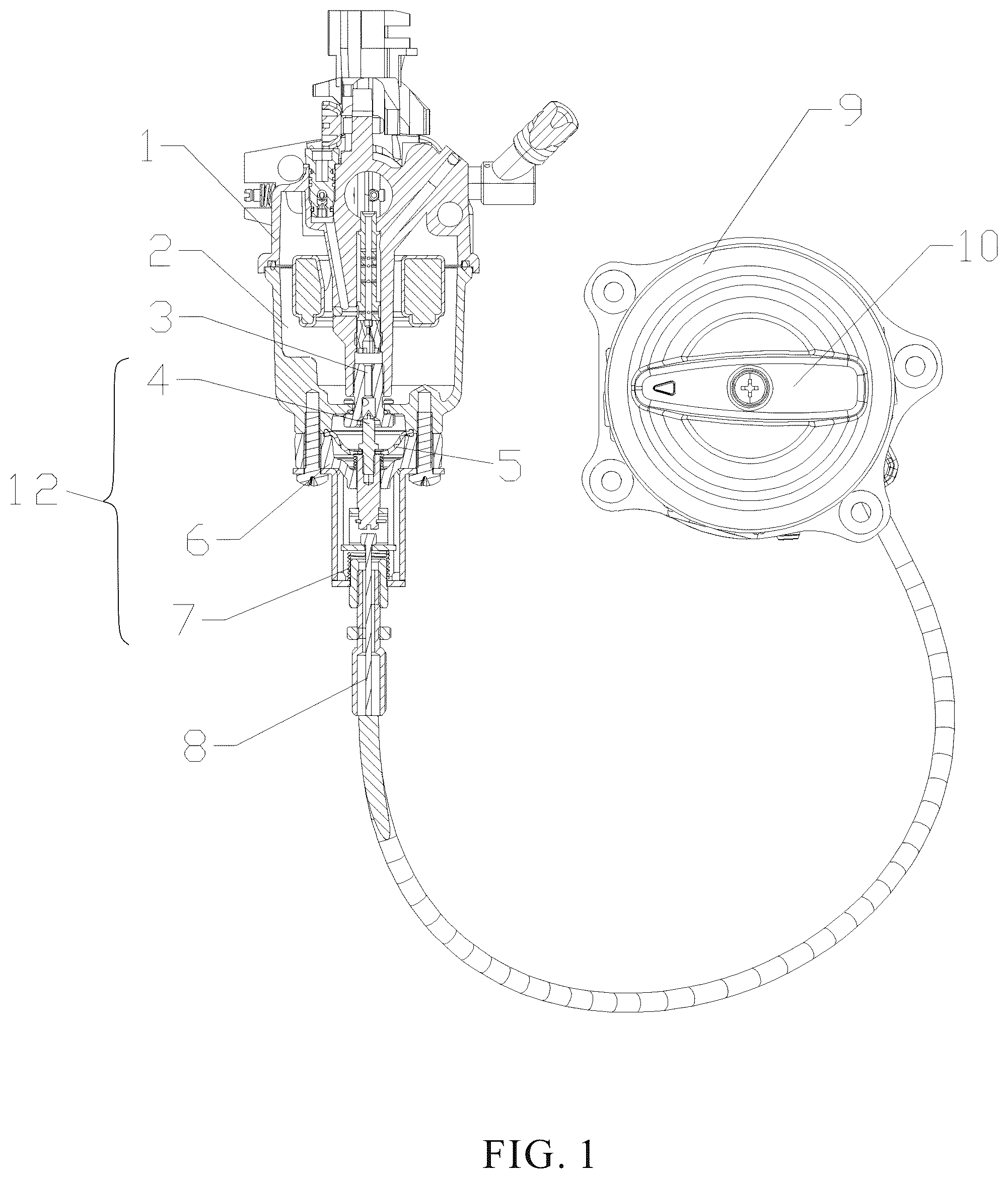 Patent US12359644 Figure 1 – Non-road engine