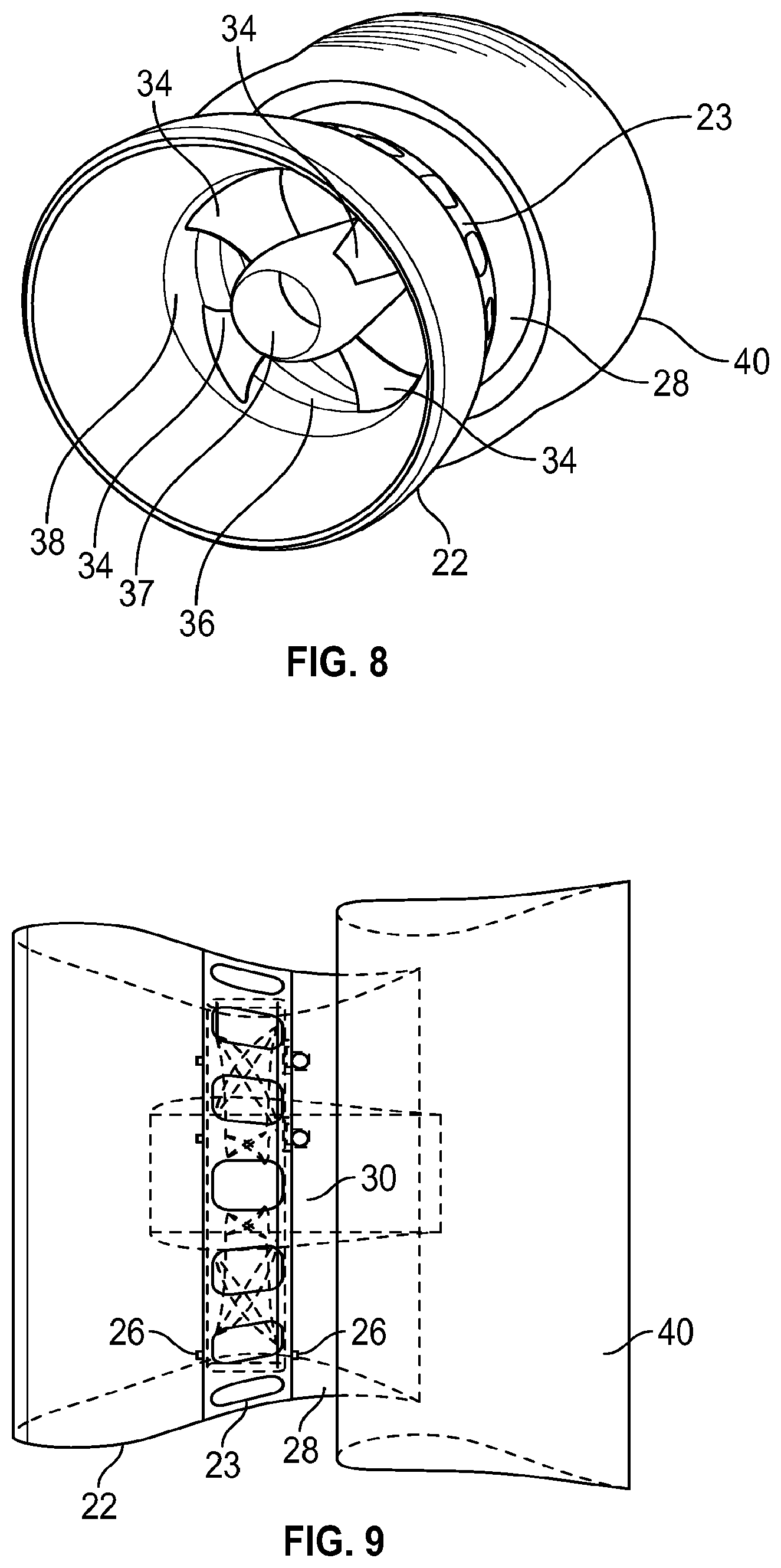 Patent US12359649 Figure 5 – Hydroelectric/hydrokinetic turbine and methods for making and using same