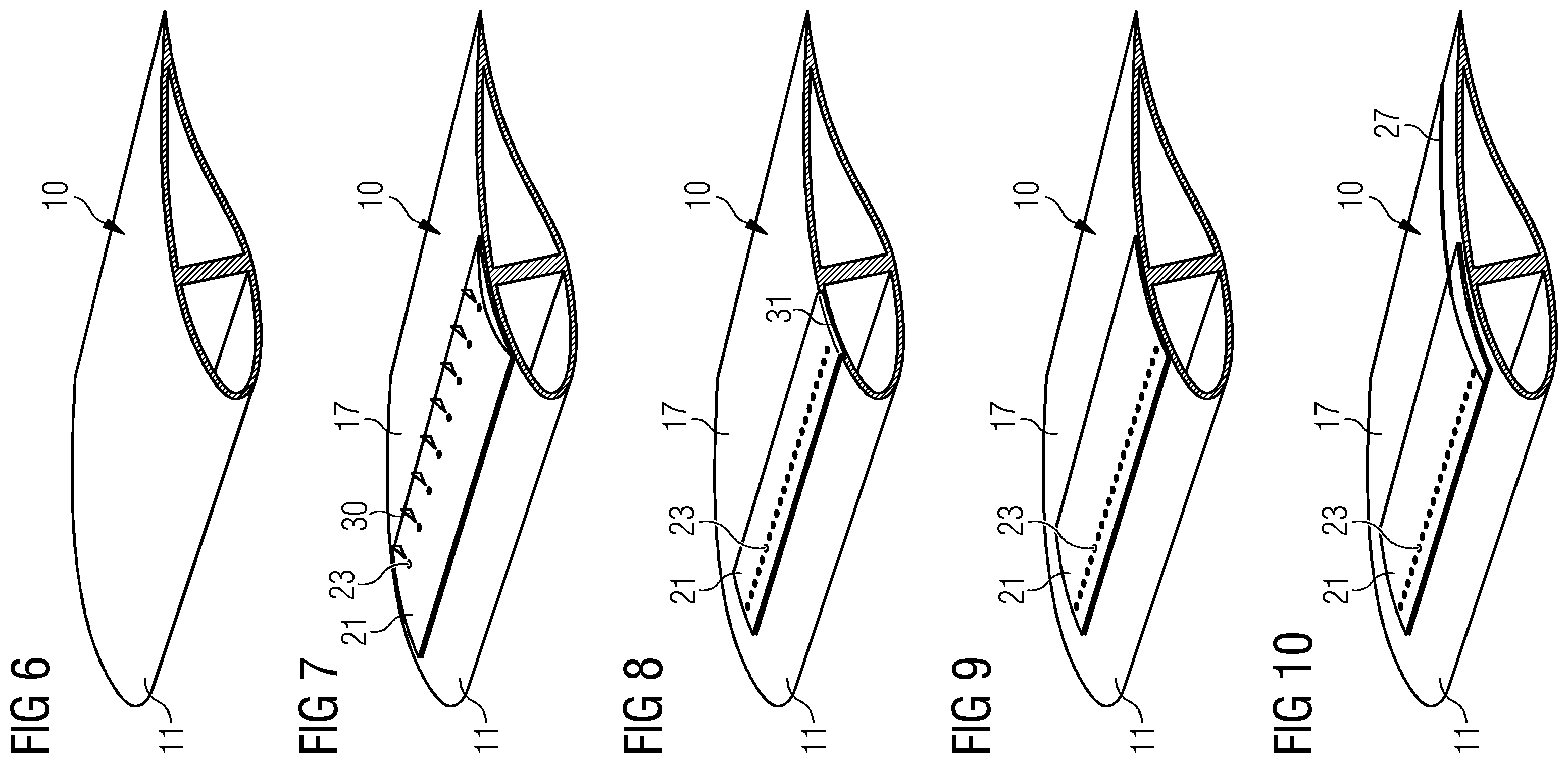 Patent US12359650 Figure 4 – Rotor blade of a wind turbine comprising a lift modifying device and method for installing thereof
