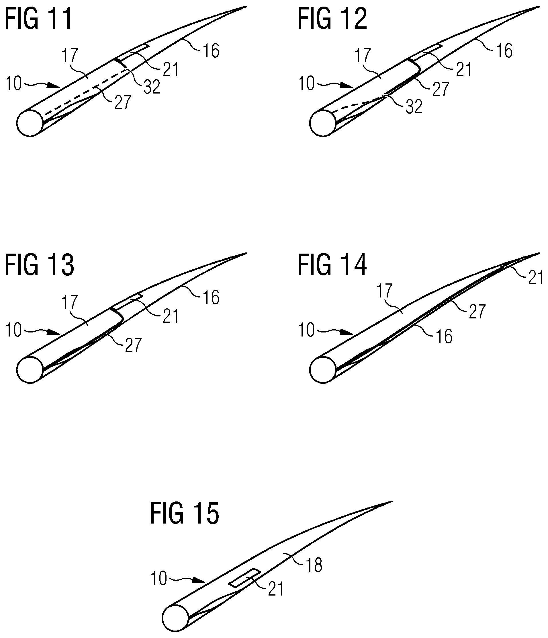 Patent US12359650 Figure 5 – Rotor blade of a wind turbine comprising a lift modifying device and method for installing thereof
