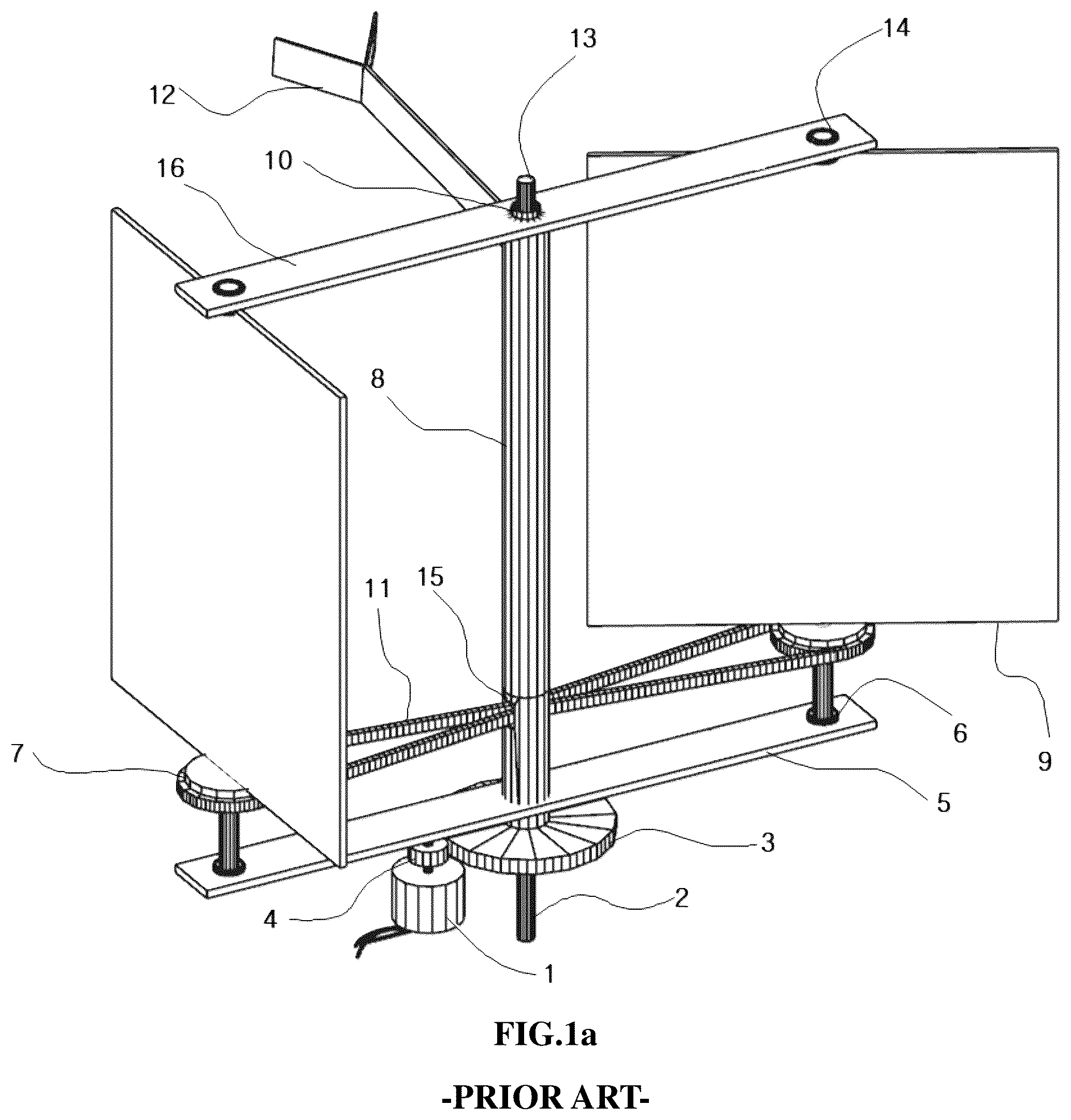 Patent US12359651 Figure 1 – Rotational force generator revolving and rotating according to flow of fluid