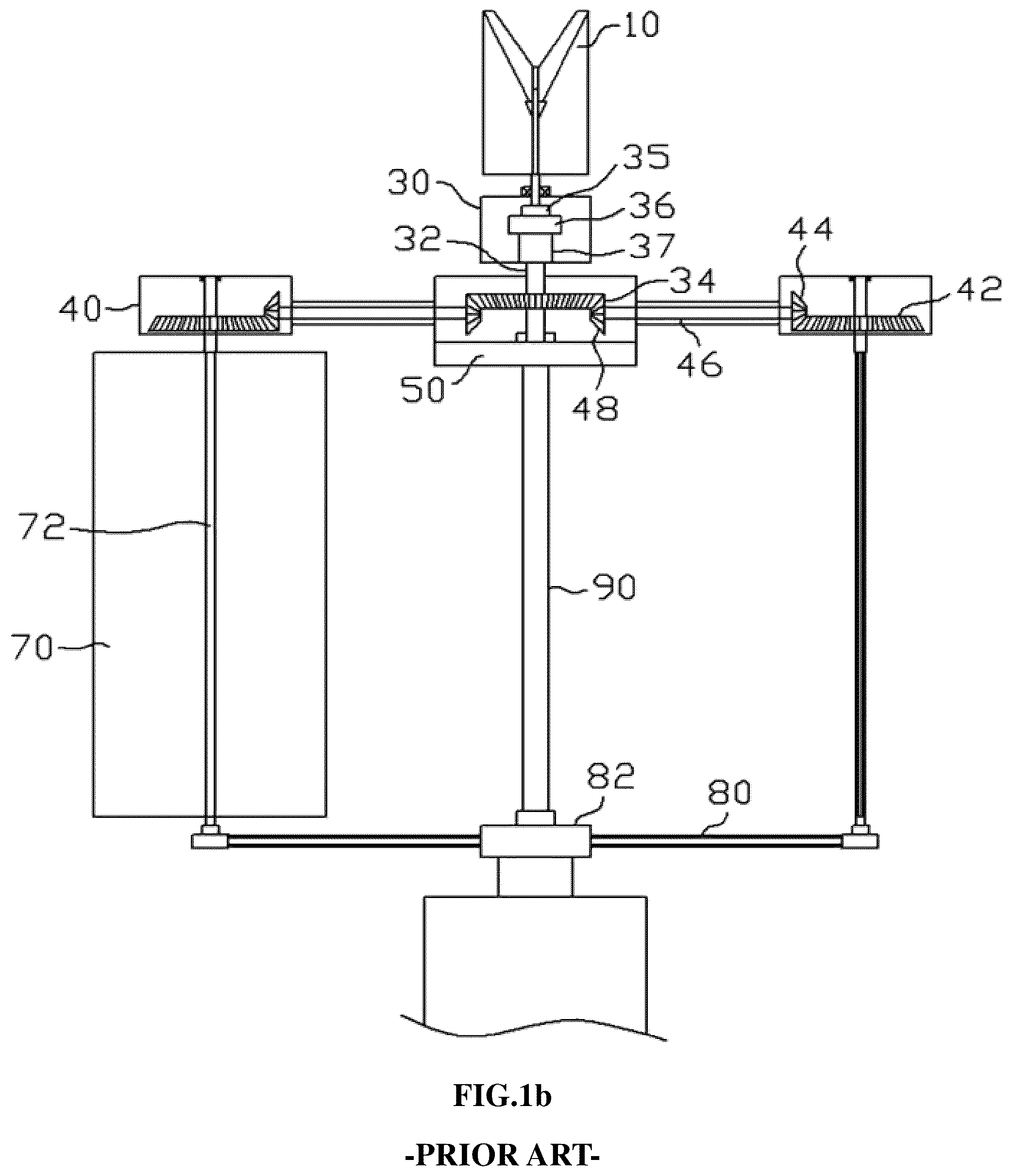 Patent US12359651 Figure 2 – Rotational force generator revolving and rotating according to flow of fluid