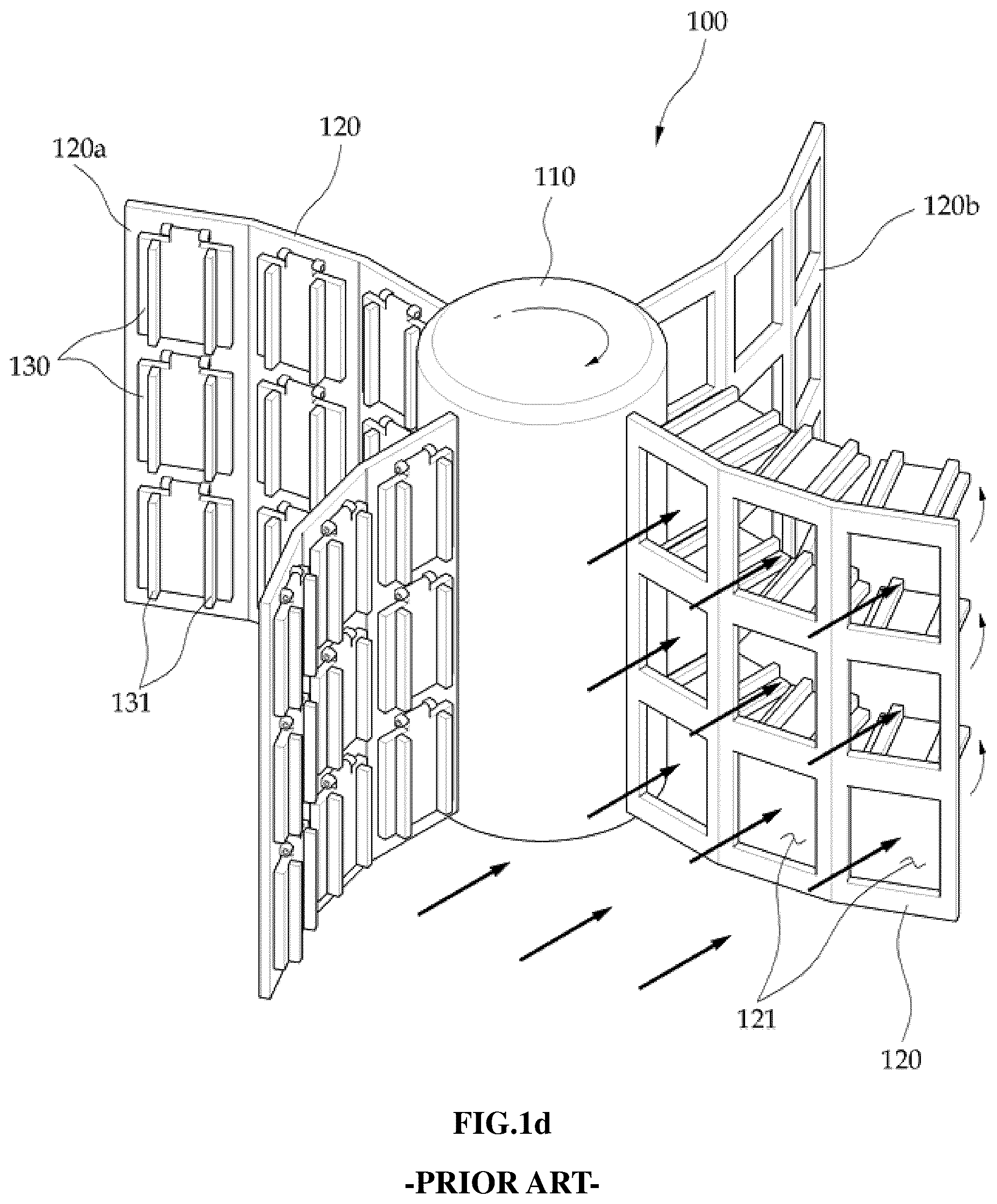 Patent US12359651 Figure 4 – Rotational force generator revolving and rotating according to flow of fluid