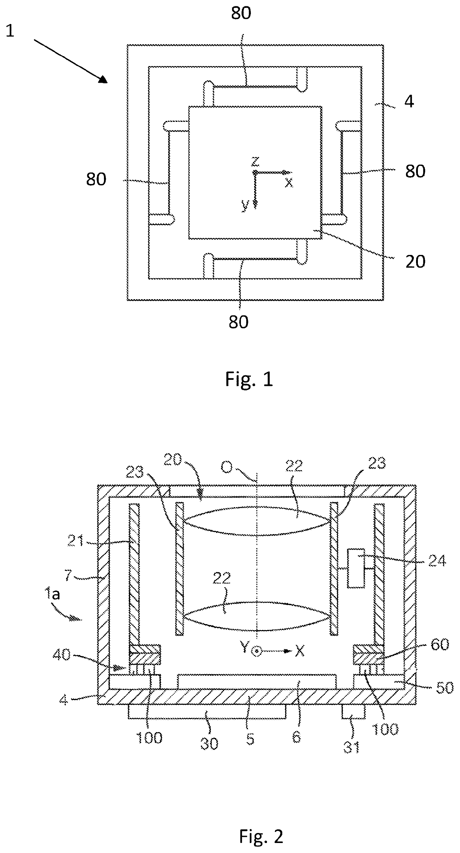 Patent US12359654 Figure 1 – Actuator assemblies