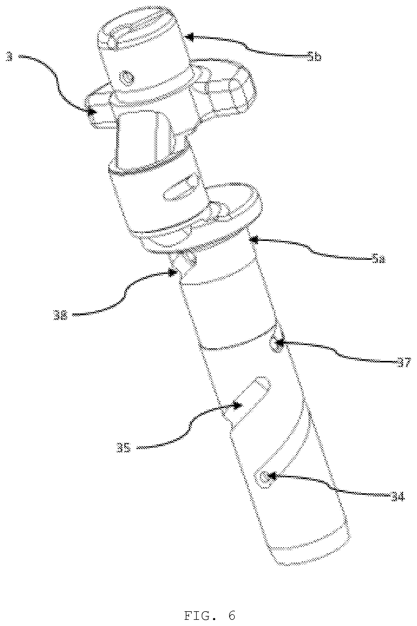 Patent US12359657 Figure 6 – System for transporting lubricating oil in a compressor