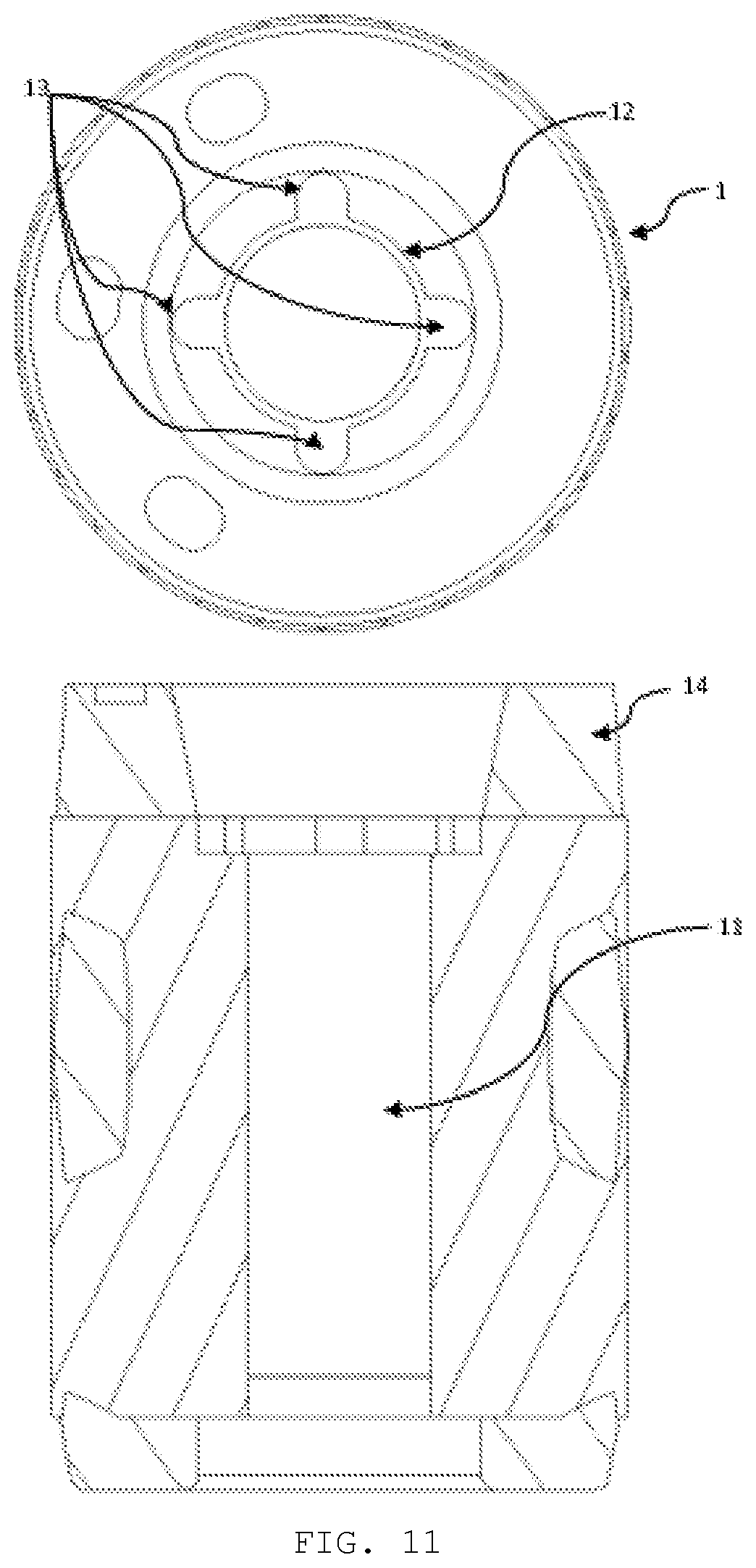 Patent US12359657 Figure 11 – System for transporting lubricating oil in a compressor