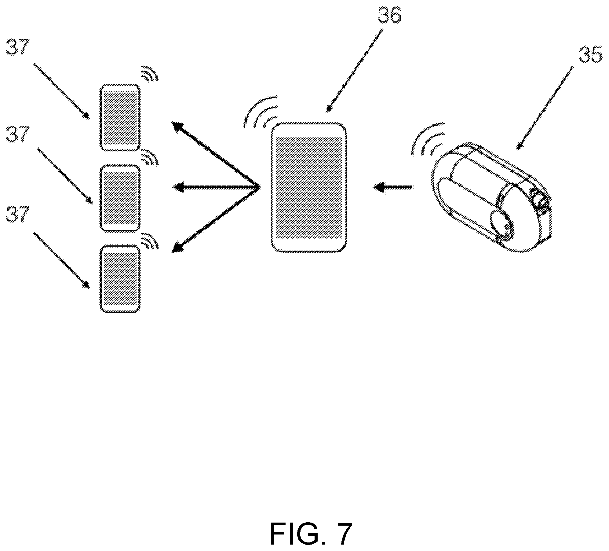 Patent US12359659 Figure 7 – Portable device with disposable reservoir for collection of internal fluid after surgery