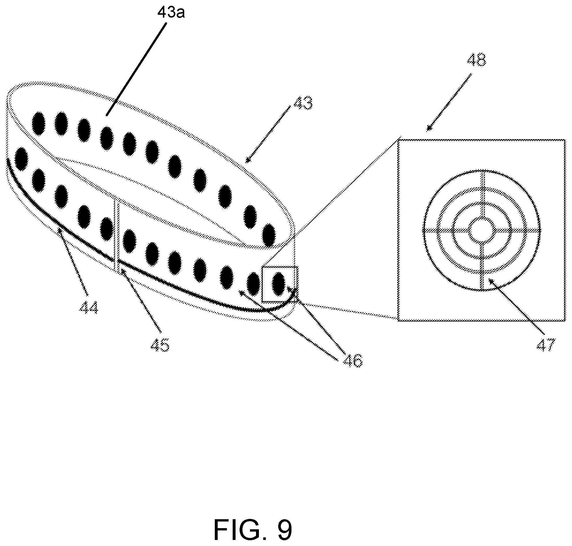 Patent US12359659 Figure 9 – Portable device with disposable reservoir for collection of internal fluid after surgery