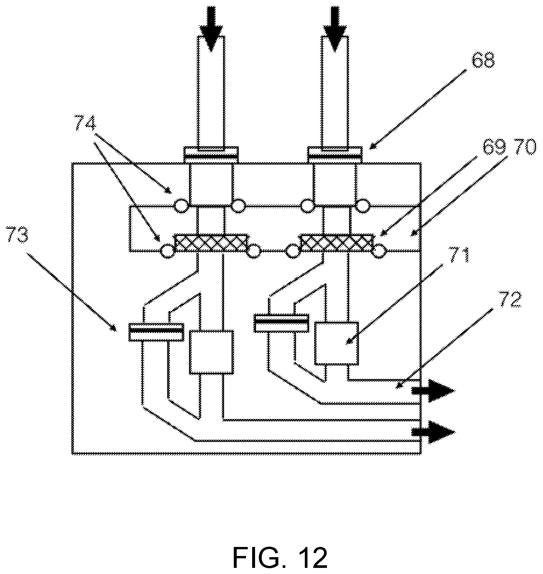 Patent US12359659 Figure 12 – Portable device with disposable reservoir for collection of internal fluid after surgery