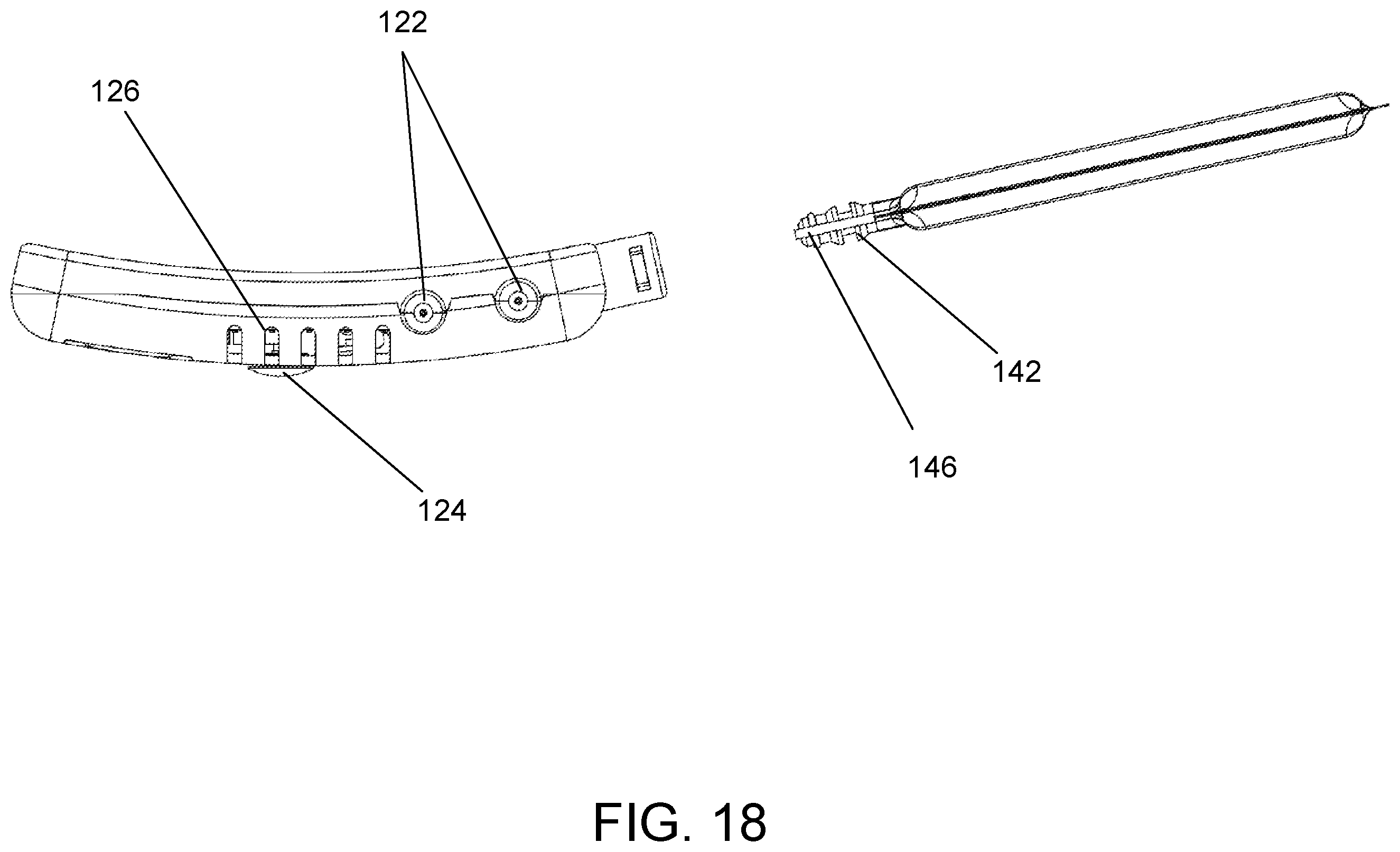 Patent US12359659 Figure 18 – Portable device with disposable reservoir for collection of internal fluid after surgery