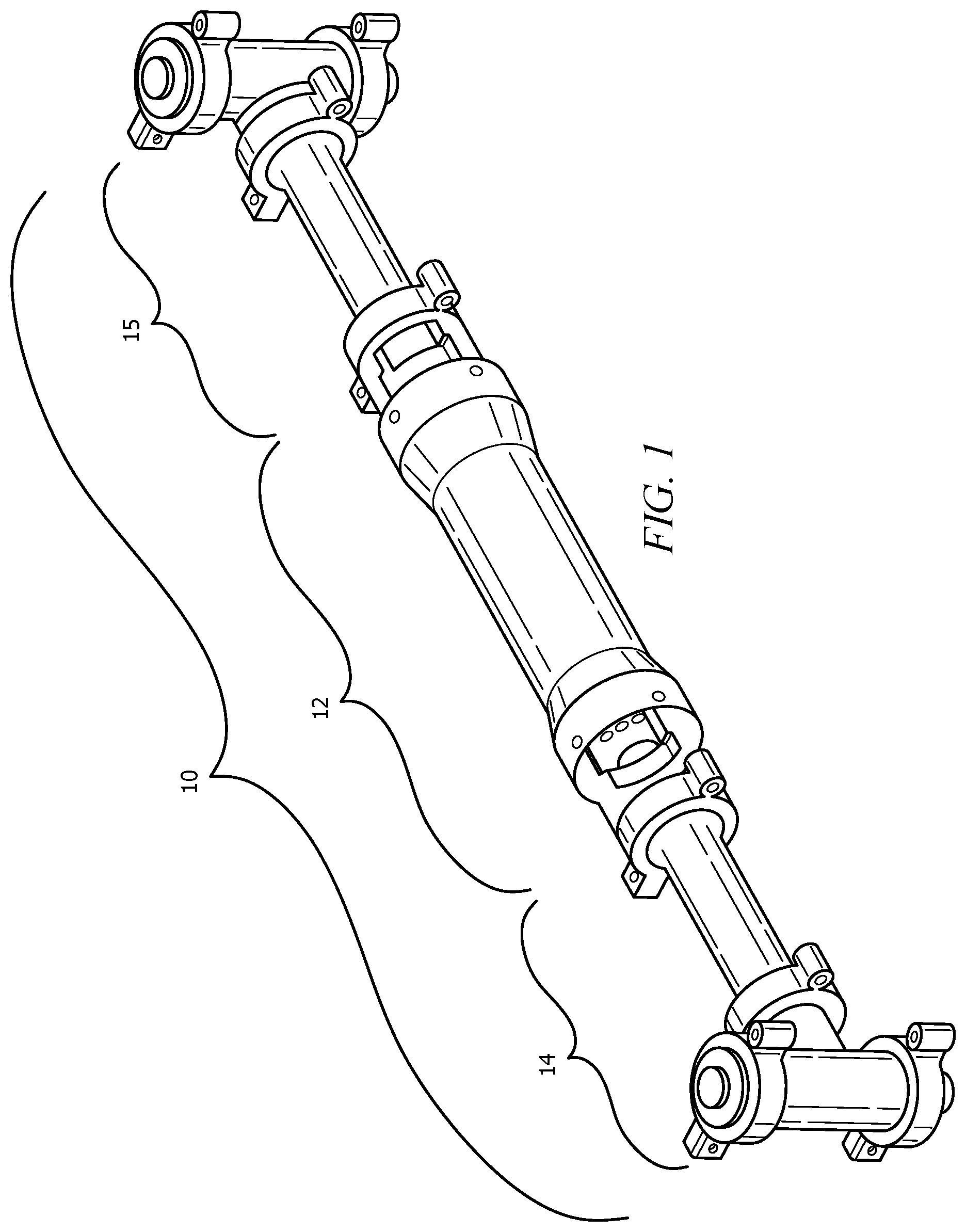 Patent US12359660 Figure 1 – Linear FRAC pump drive system safety deflector