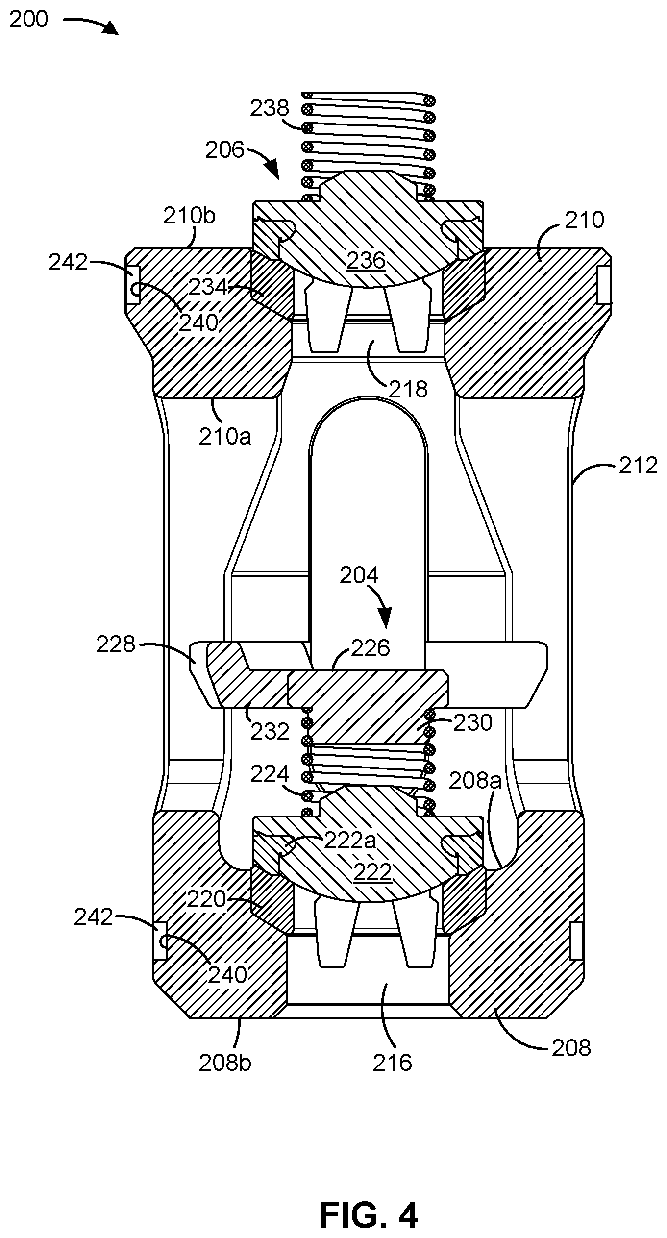 Patent US12359663 Figure 4 – Valve cartridge for a fluid pump