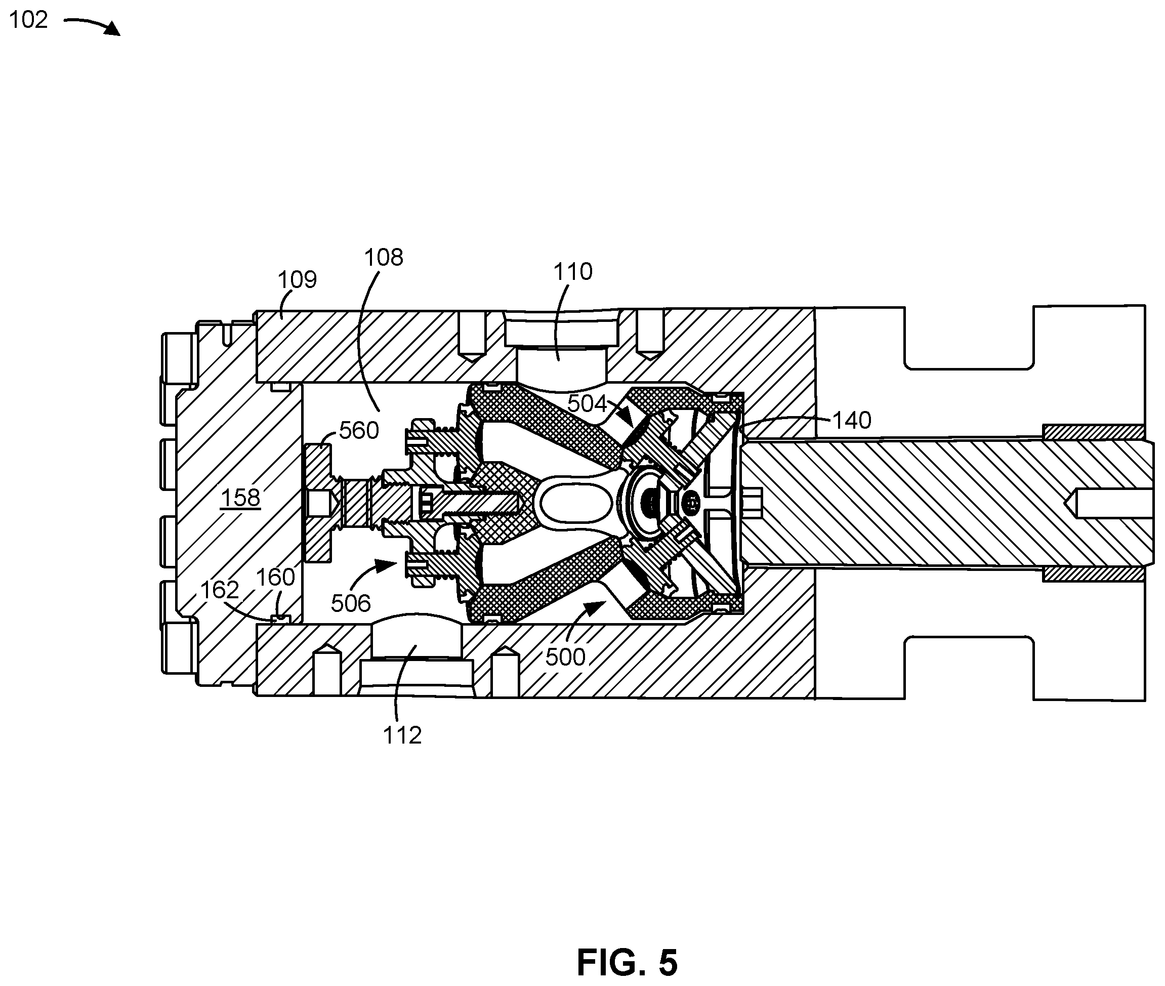 Patent US12359663 Figure 5 – Valve cartridge for a fluid pump