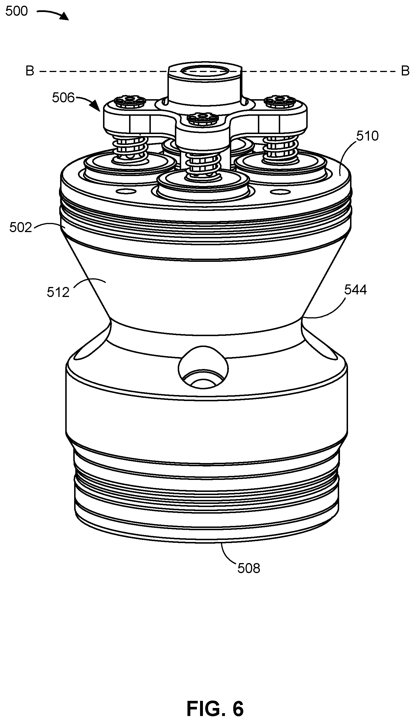 Patent US12359663 Figure 6 – Valve cartridge for a fluid pump