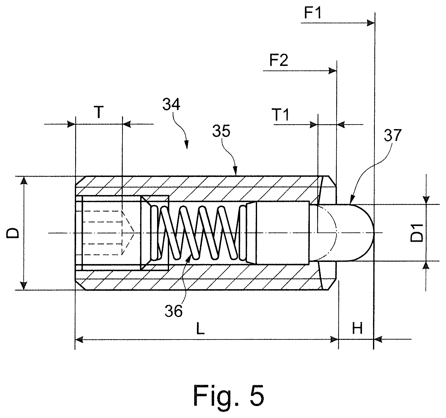 Patent US12359664 Figure 5 – Tightening device for a device for conveying fluid and a device for conveying fluid