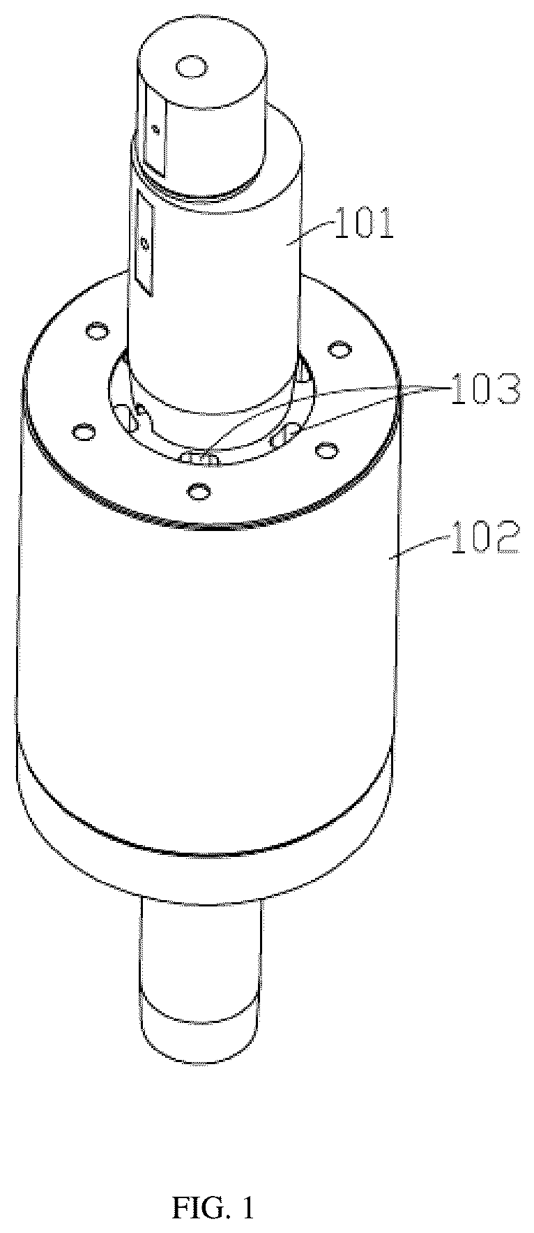 Patent US12359666 Figure 1 – Rotor assembly and compressor