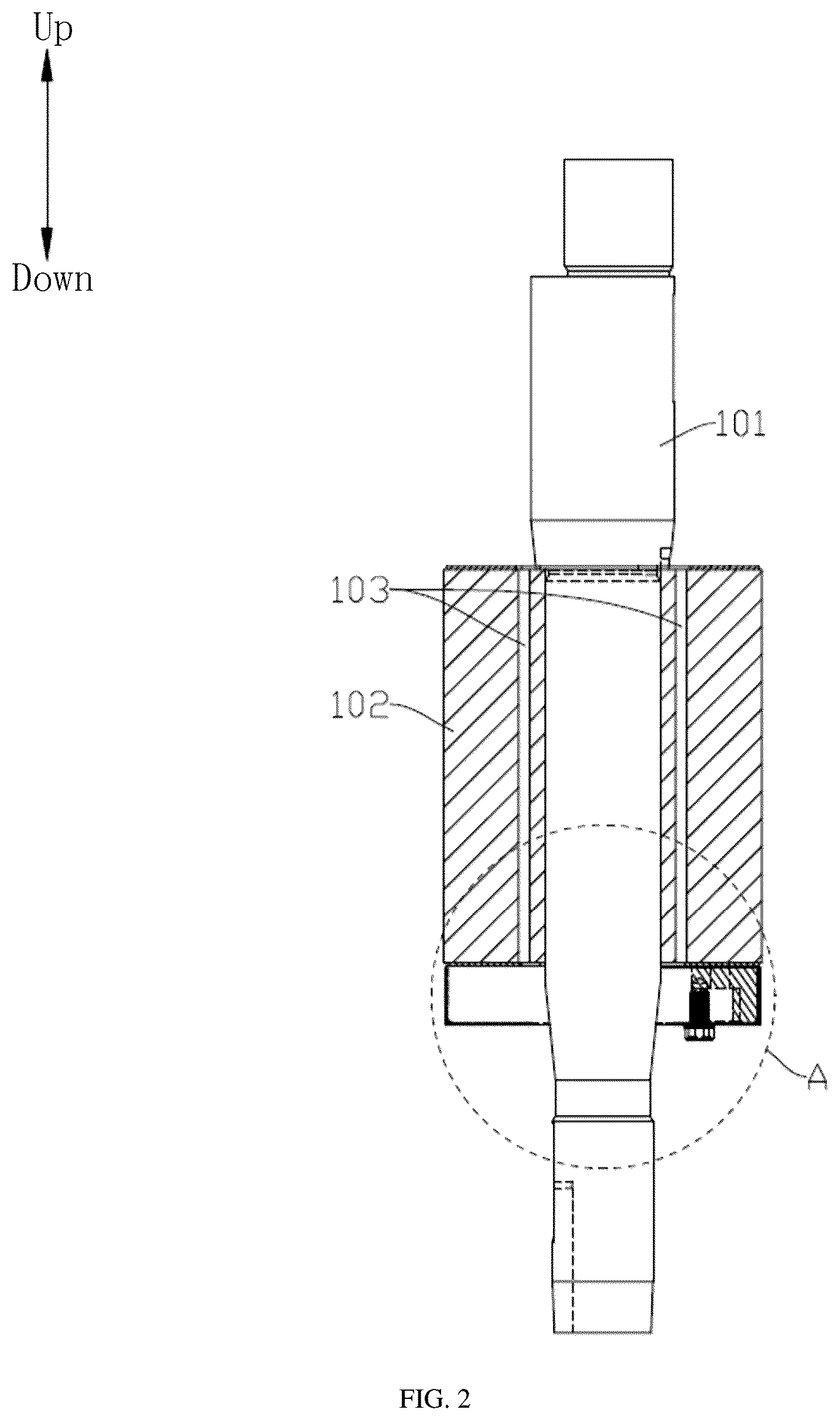 Patent US12359666 Figure 2 – Rotor assembly and compressor