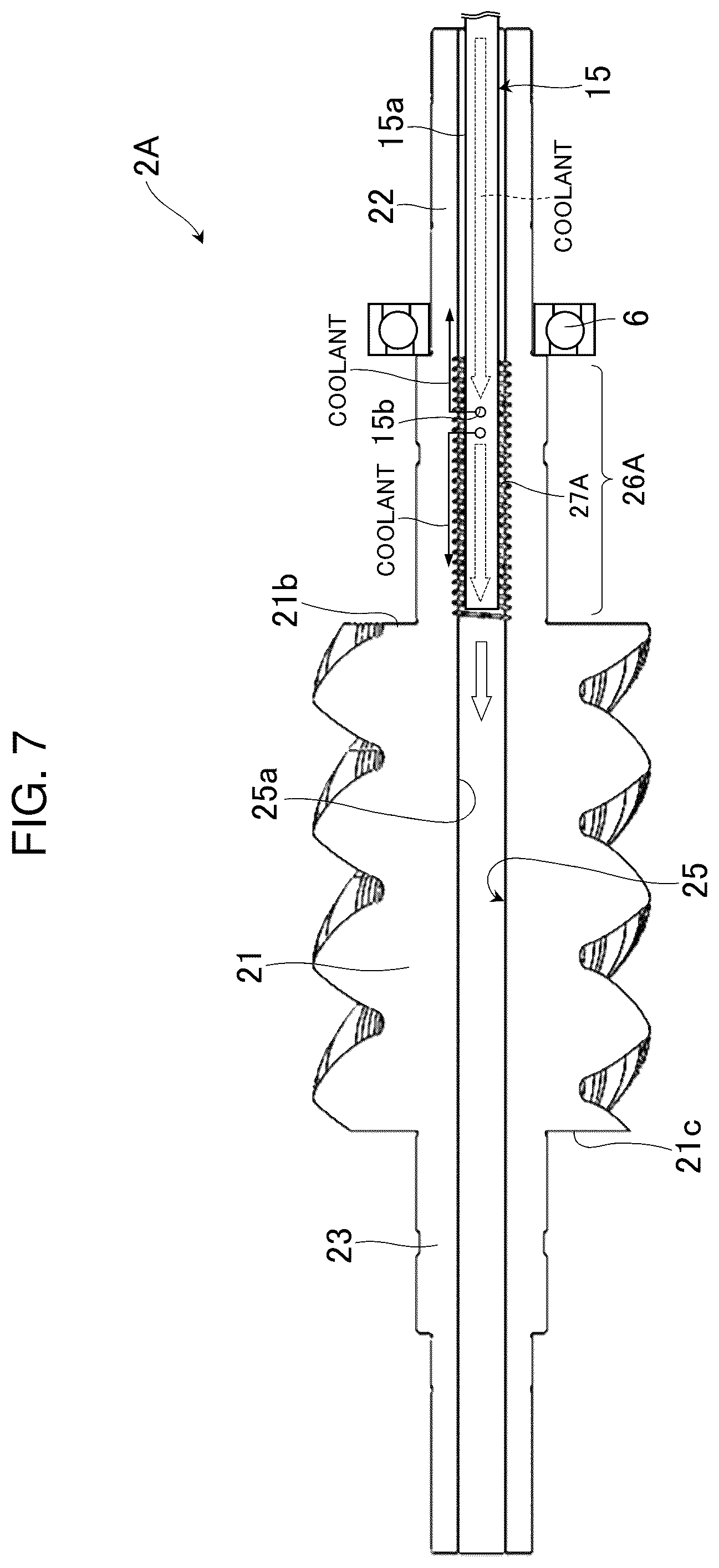Patent US12359667 Figure 6 – Screw compressor