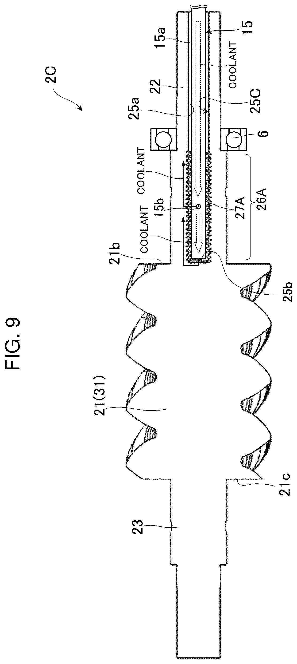 Patent US12359667 Figure 8 – Screw compressor