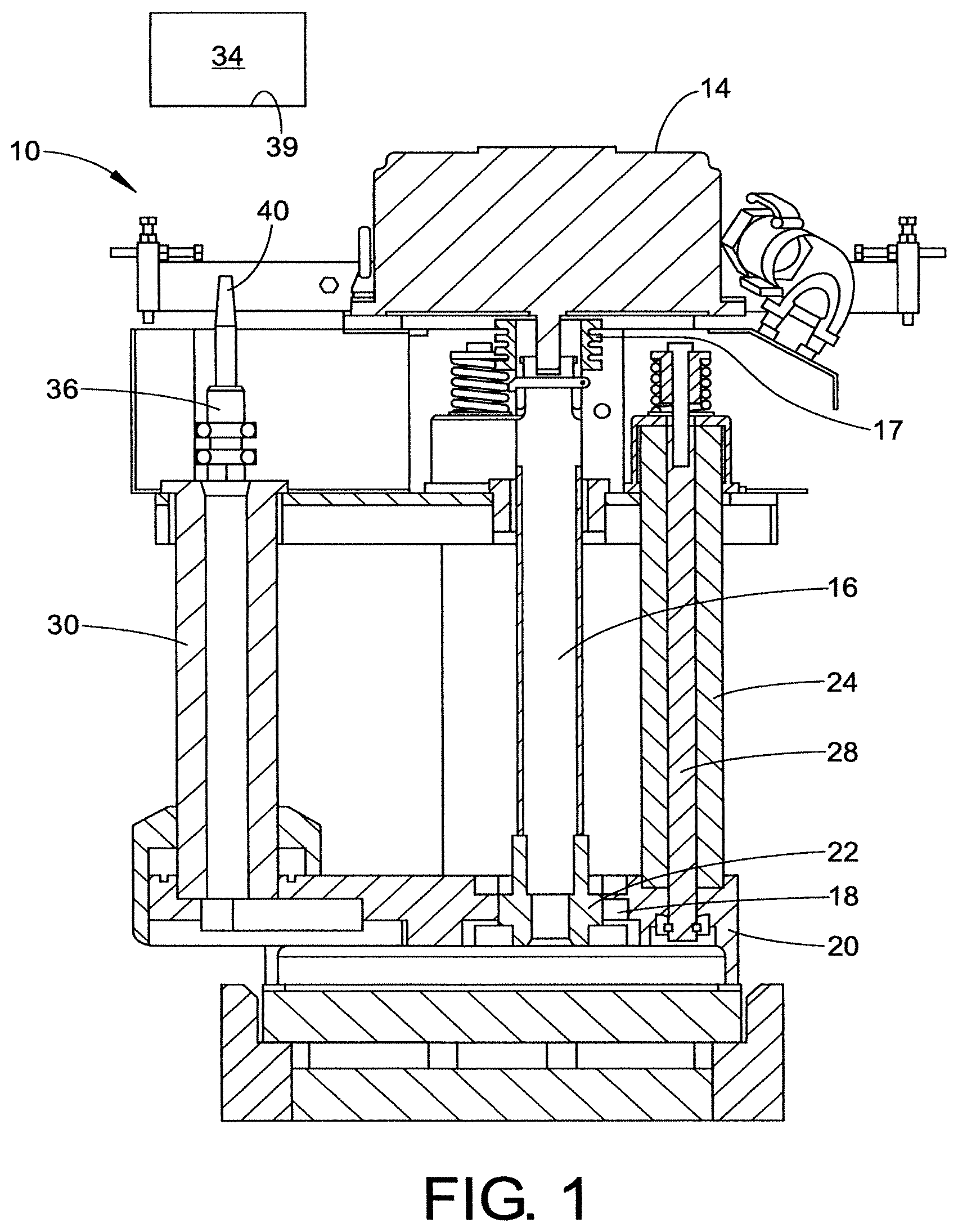 Patent US12359668 — Mold pump engagement apparatus — Figure 1