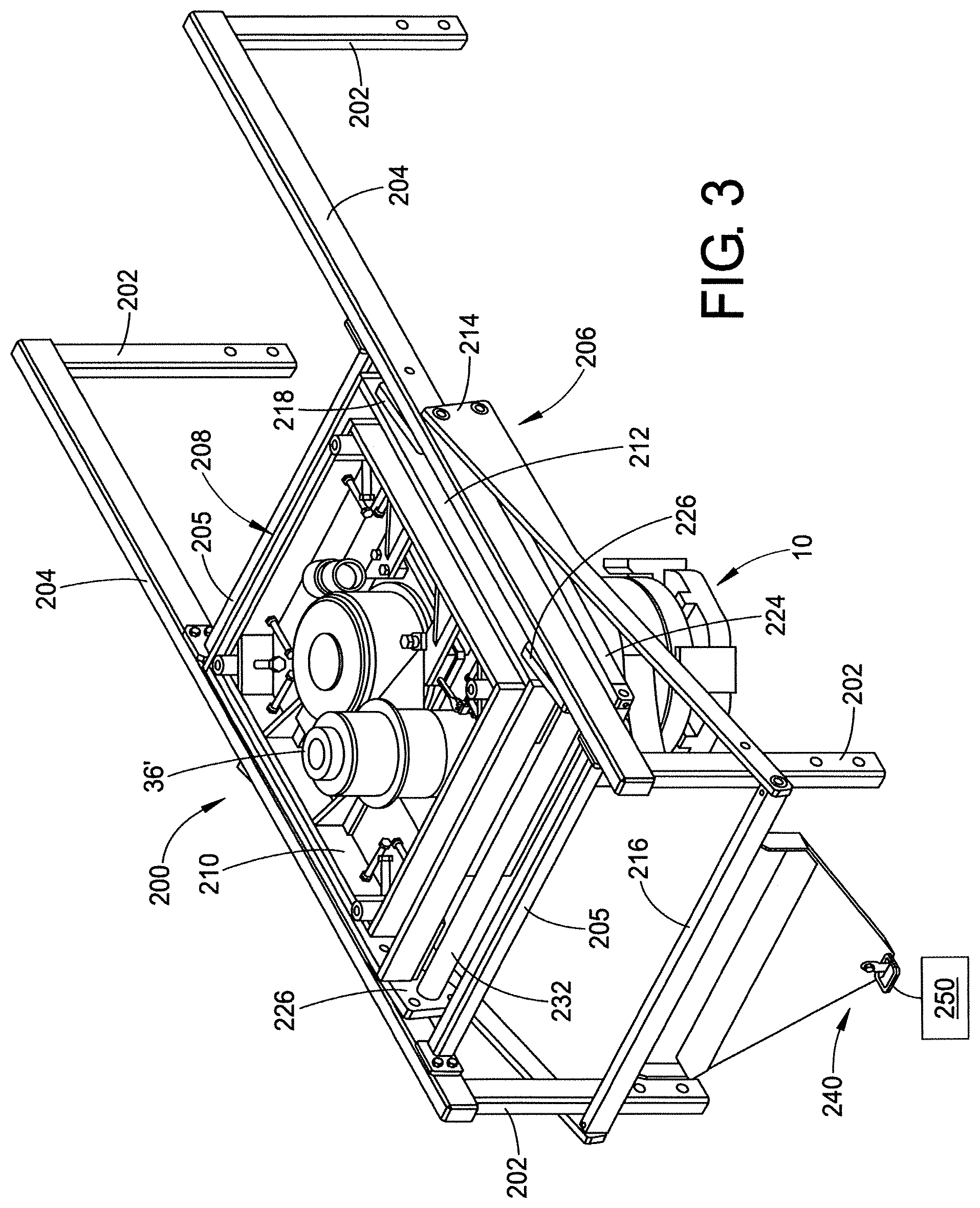 Patent US12359668 Figure 3 – Mold pump engagement apparatus
