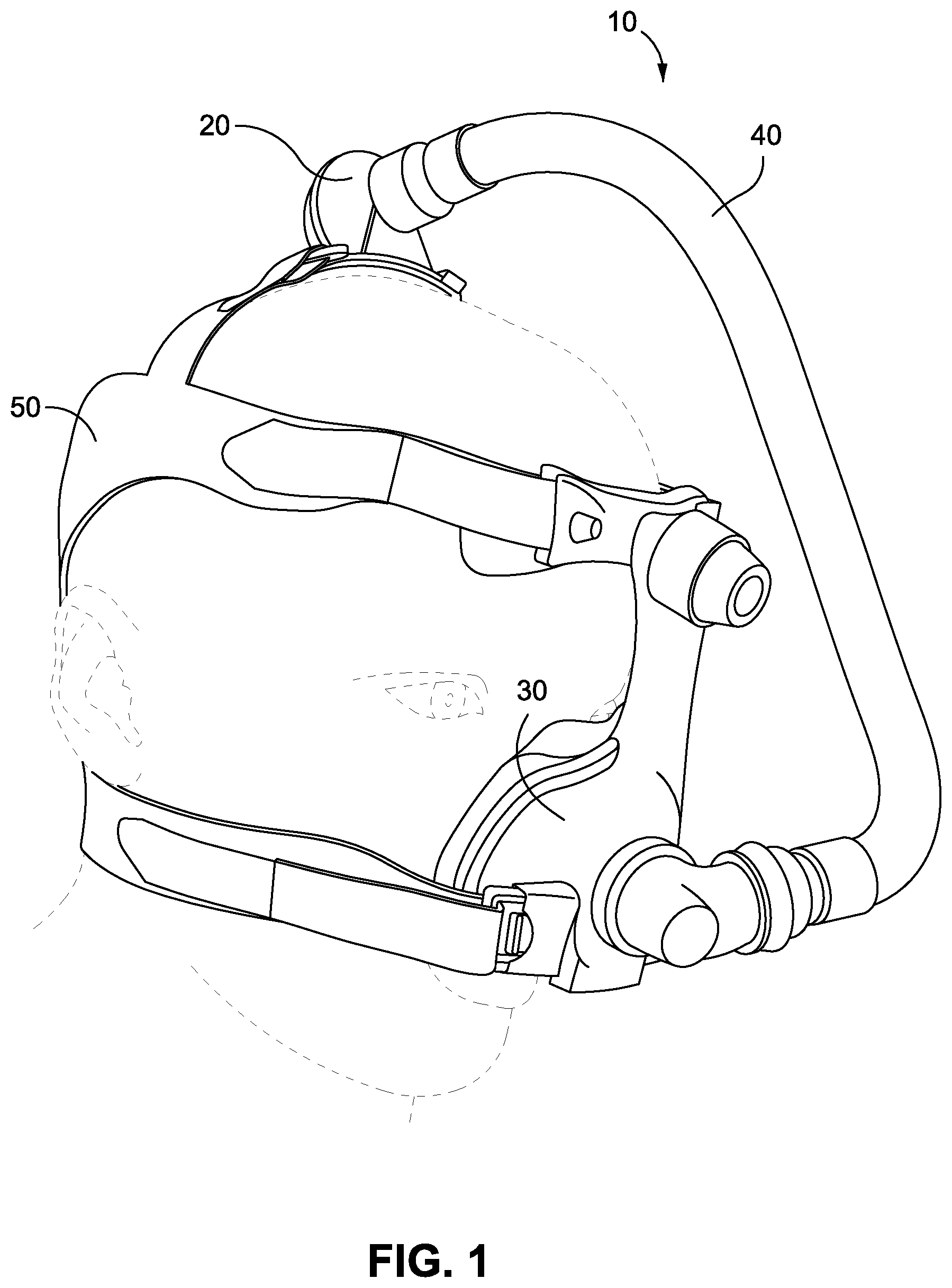 Patent US12359670 Figure 1 – PAP system blower