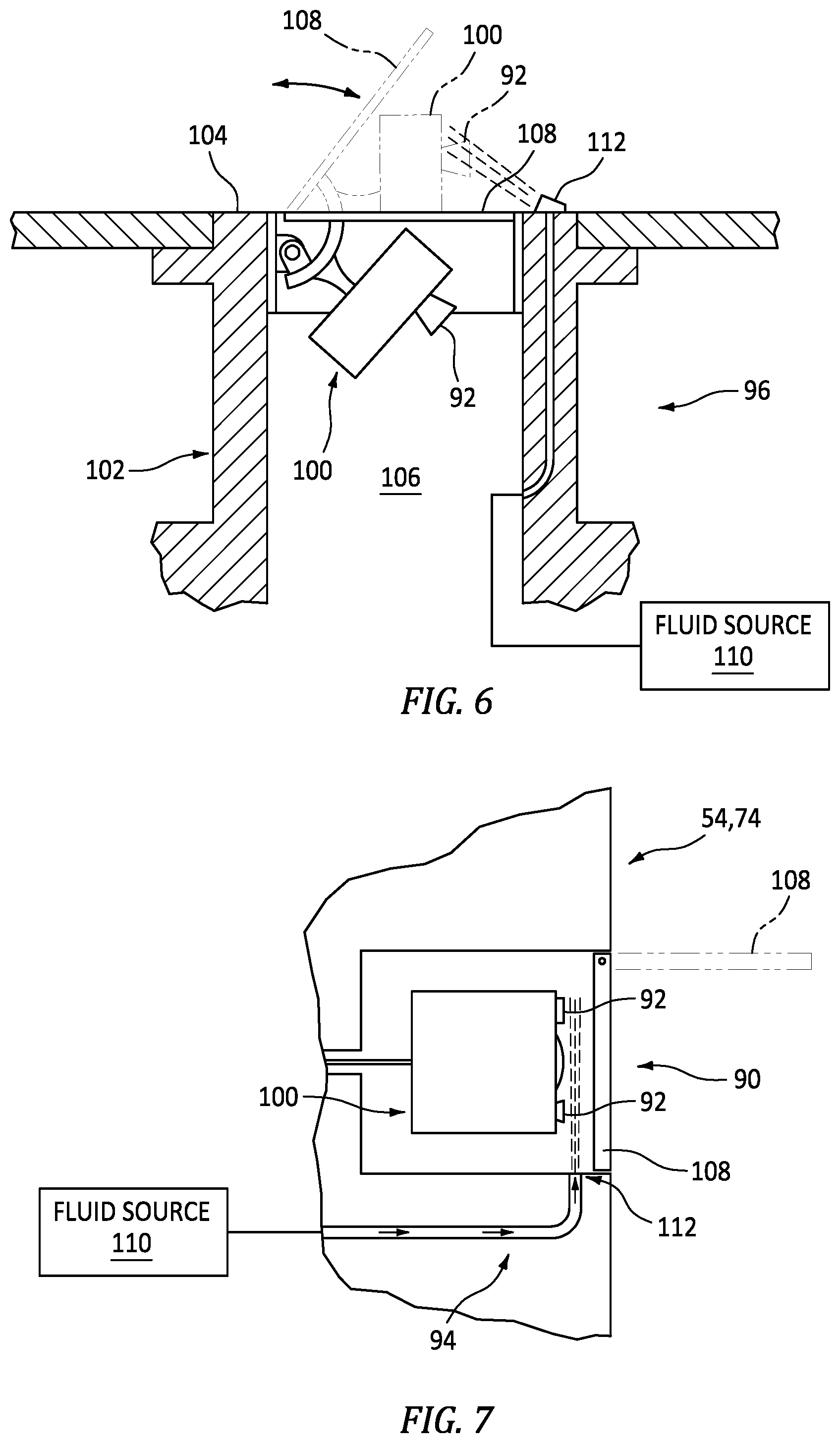 Patent US12359672 Figure 4 – Rotor blade inspection system