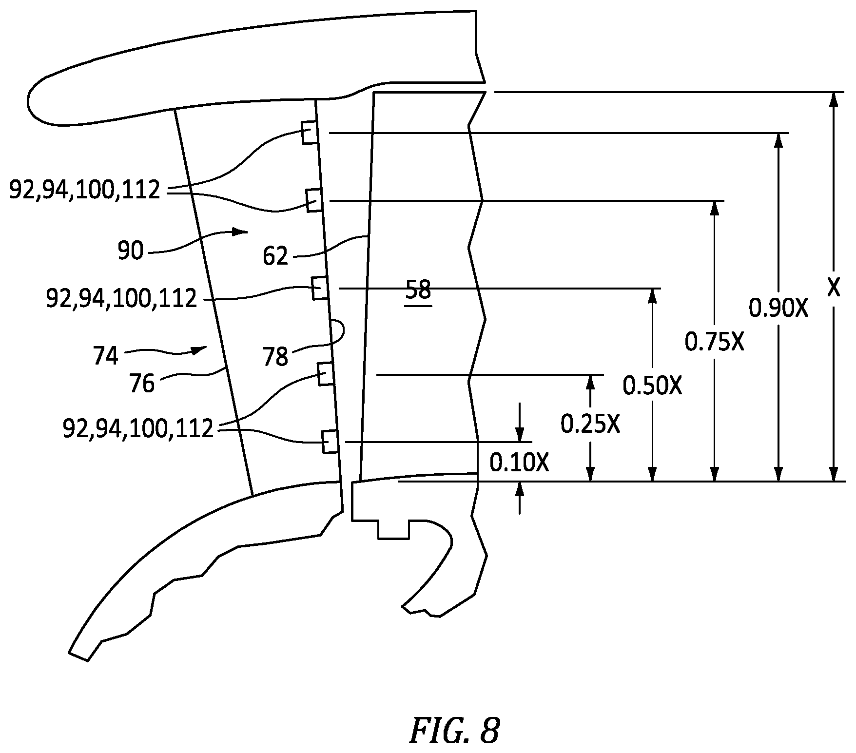 Patent US12359672 Figure 5 – Rotor blade inspection system