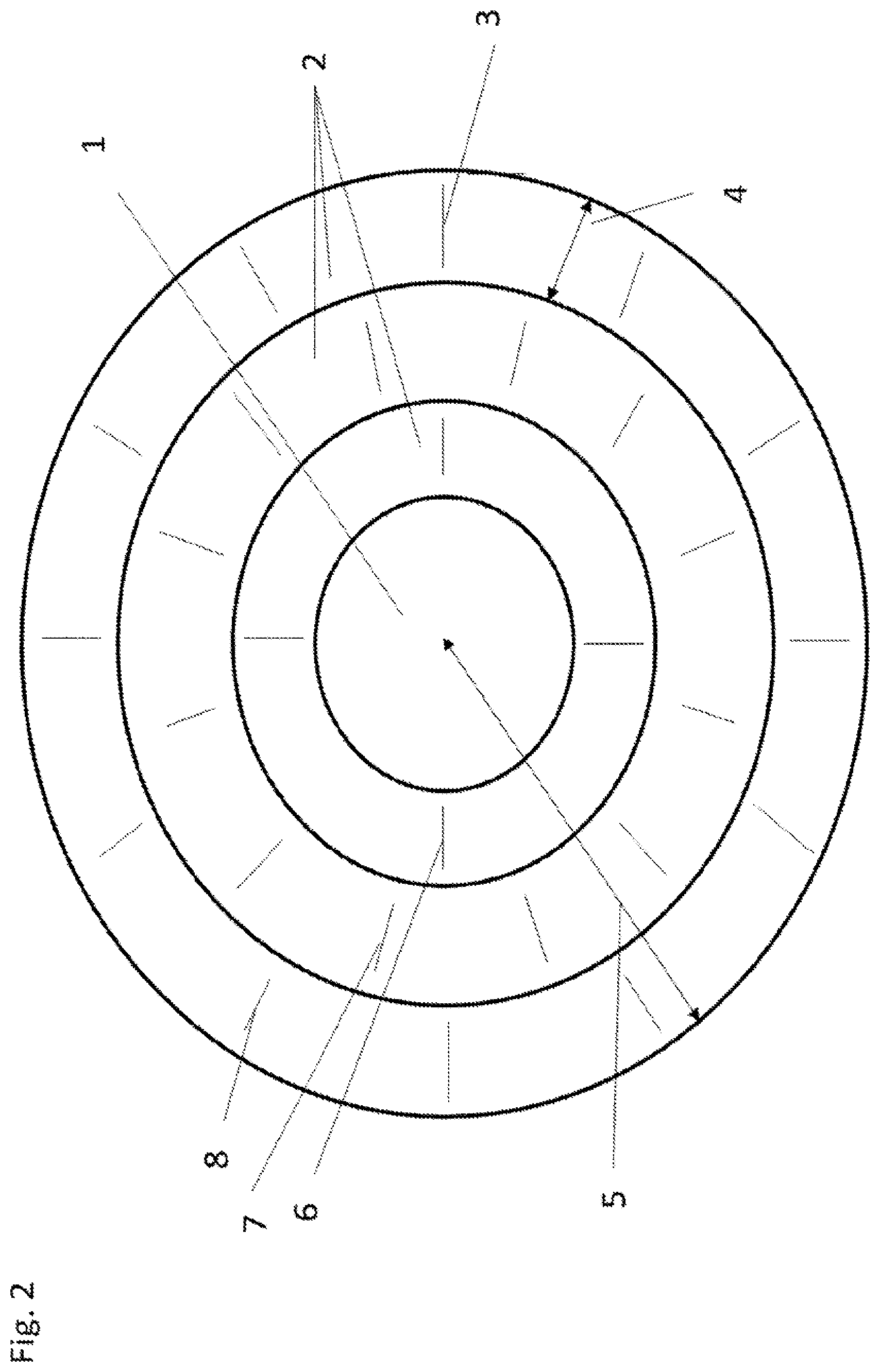 Patent US12359675 Figure 2 – Blade arrangement having microblades
