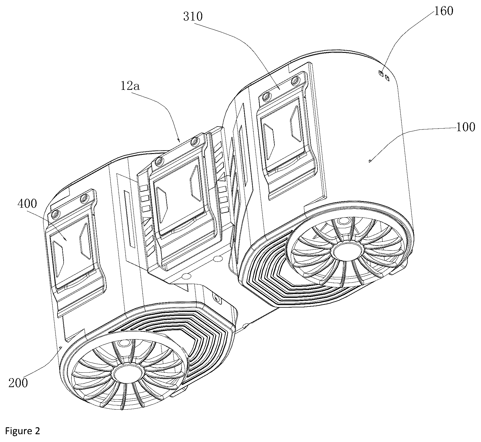 Patent US12359676 Figure 2 – Combined fan