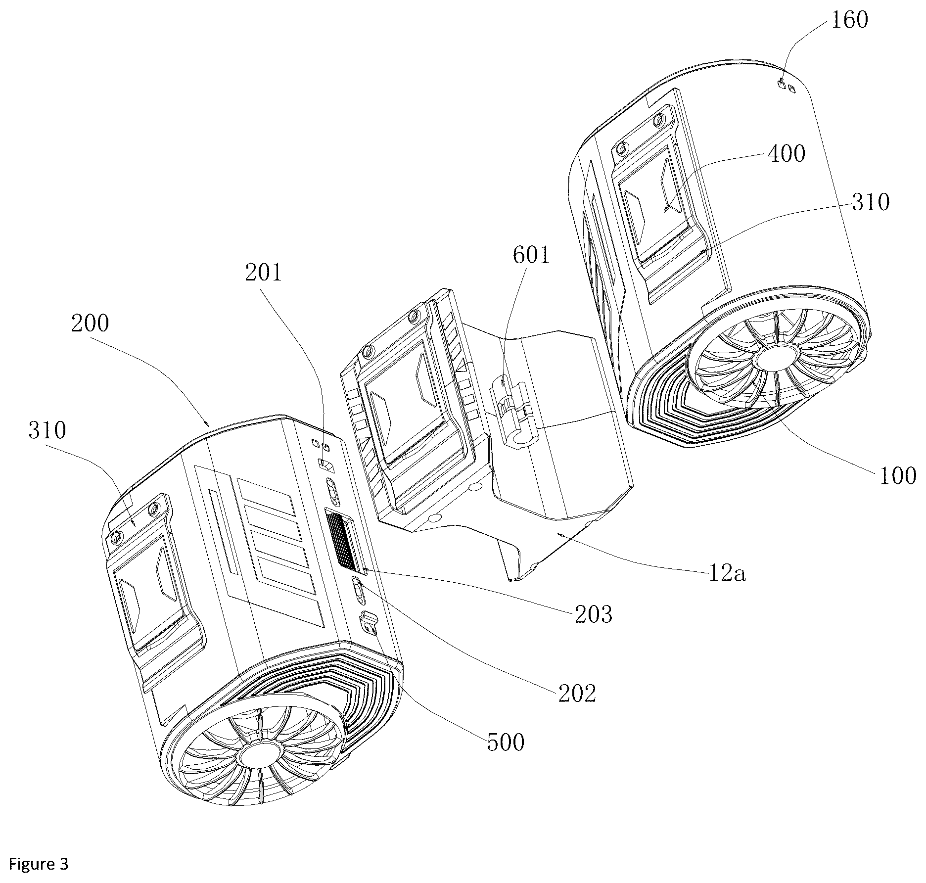 Patent US12359676 Figure 3 – Combined fan