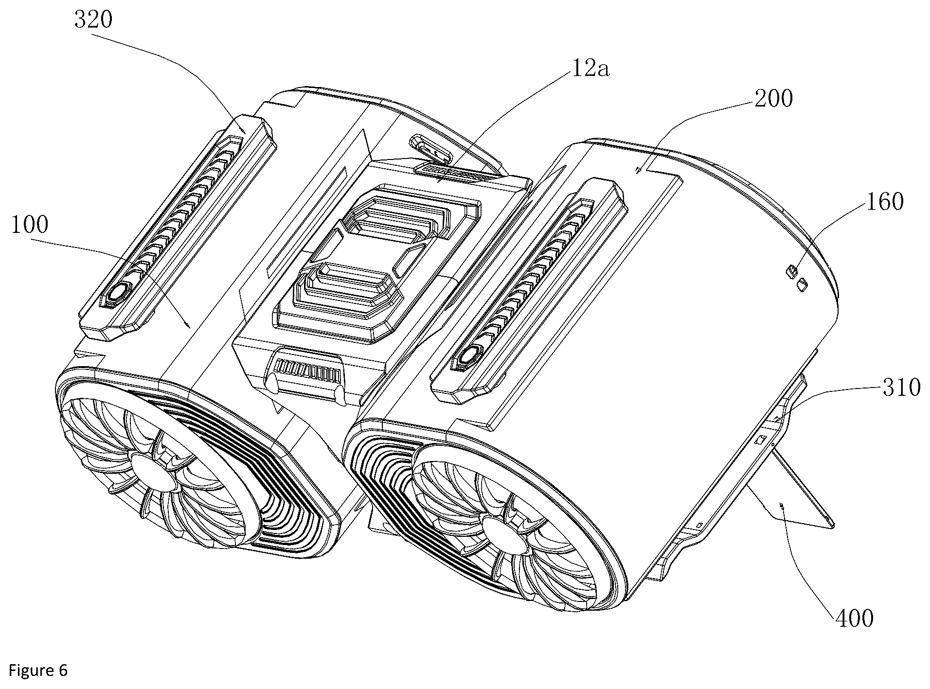 Patent US12359676 Figure 6 – Combined fan