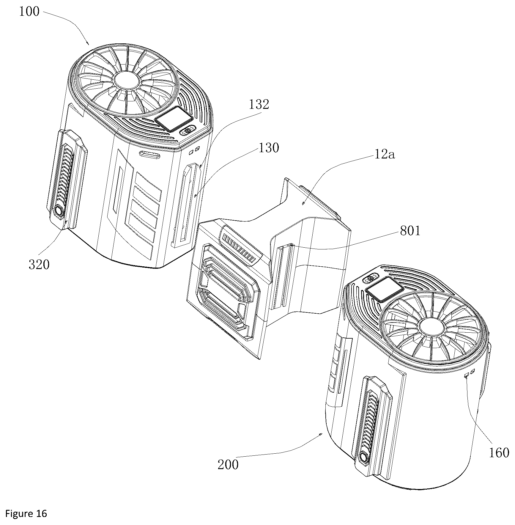Patent US12359676 Figure 12 – Combined fan