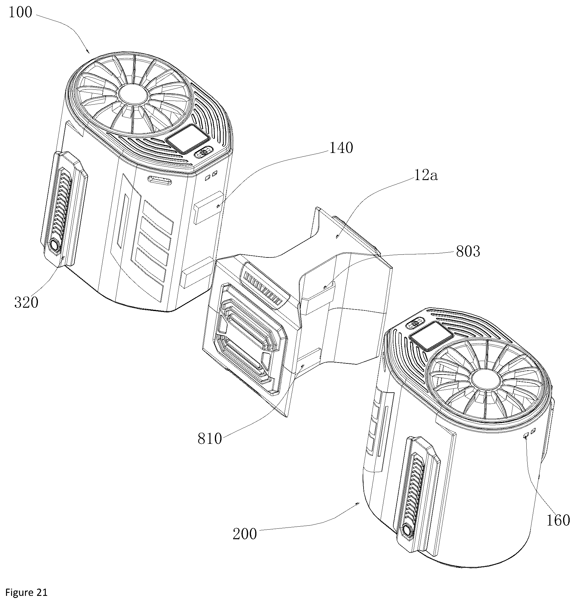 Patent US12359676 Figure 17 – Combined fan