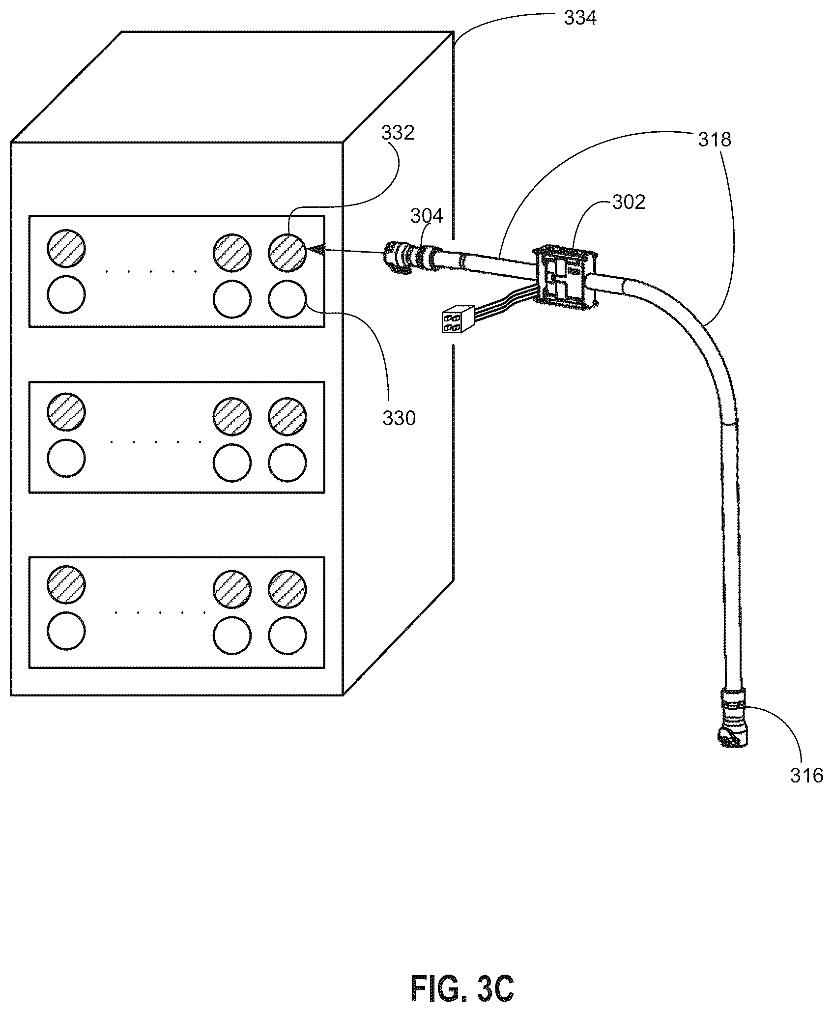 Patent US12359677 Figure 5 – External tray hose with integrated pump